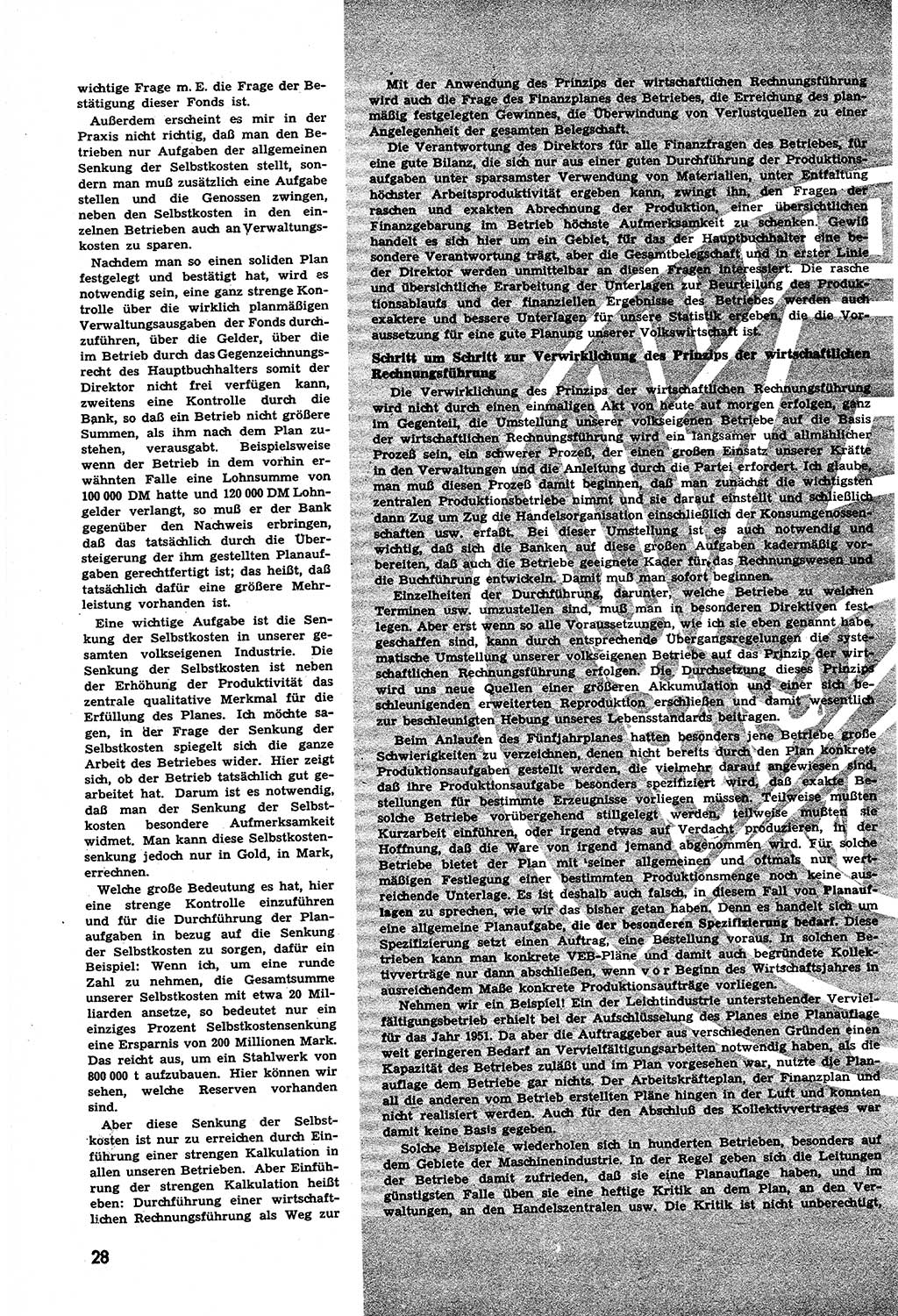 Neuer Weg (NW), Halbmonatsschrift für aktuelle Fragen der Arbeiterbewegung [Zentralkomitee (ZK) Sozialistische Einheitspartei Deutschlands (SED)], 6. Jahrgang [Deutsche Demokratische Republik (DDR)] 1951, Heft 12/28 (NW ZK SED DDR 1951, H. 12/28)