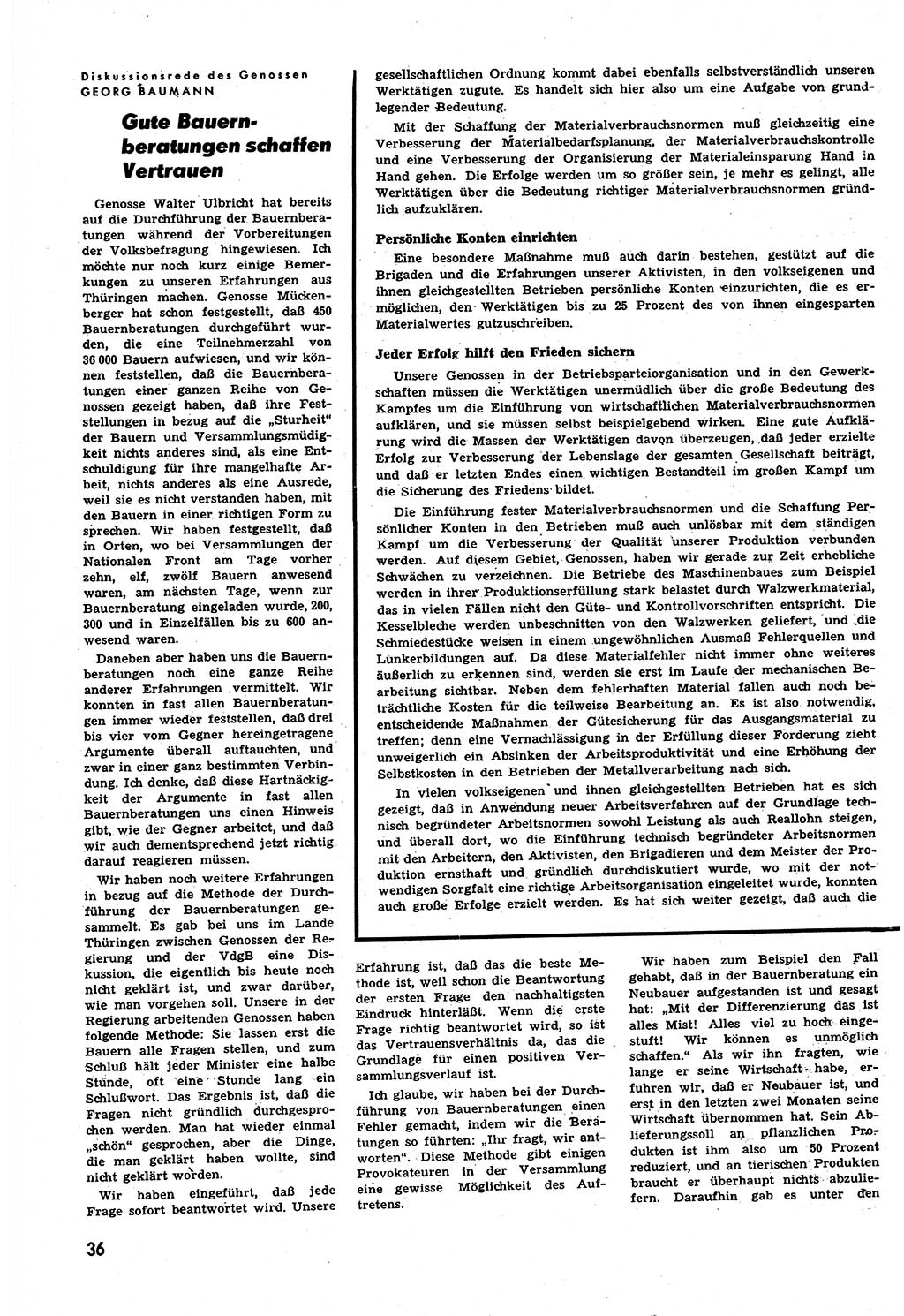 Neuer Weg (NW), Halbmonatsschrift für aktuelle Fragen der Arbeiterbewegung [Zentralkomitee (ZK) Sozialistische Einheitspartei Deutschlands (SED)], 6. Jahrgang [Deutsche Demokratische Republik (DDR)] 1951, Heft 12/36 (NW ZK SED DDR 1951, H. 12/36)