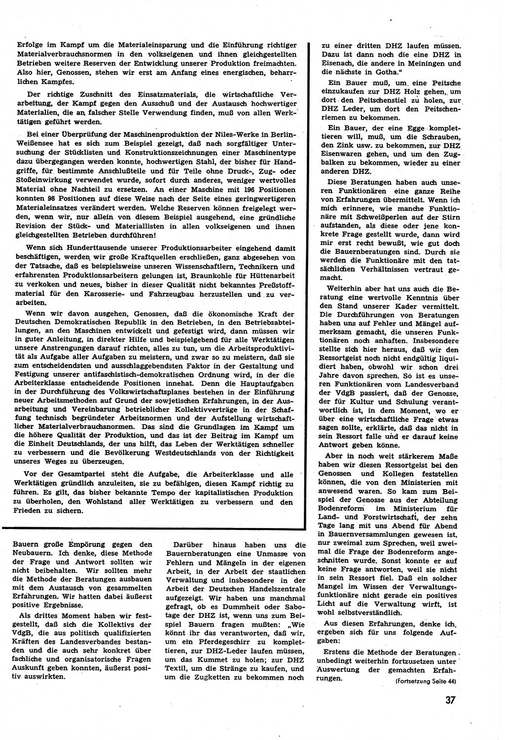 Neuer Weg (NW), Halbmonatsschrift für aktuelle Fragen der Arbeiterbewegung [Zentralkomitee (ZK) Sozialistische Einheitspartei Deutschlands (SED)], 6. Jahrgang [Deutsche Demokratische Republik (DDR)] 1951, Heft 12/37 (NW ZK SED DDR 1951, H. 12/37)