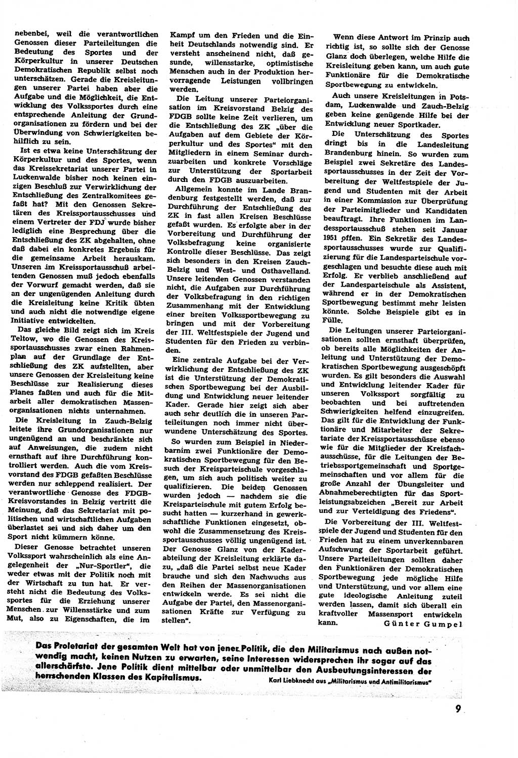 Neuer Weg (NW), Halbmonatsschrift für aktuelle Fragen der Arbeiterbewegung [Zentralkomitee (ZK) Sozialistische Einheitspartei Deutschlands (SED)], 6. Jahrgang [Deutsche Demokratische Republik (DDR)] 1951, Heft 14/9 (NW ZK SED DDR 1951, H. 14/9)