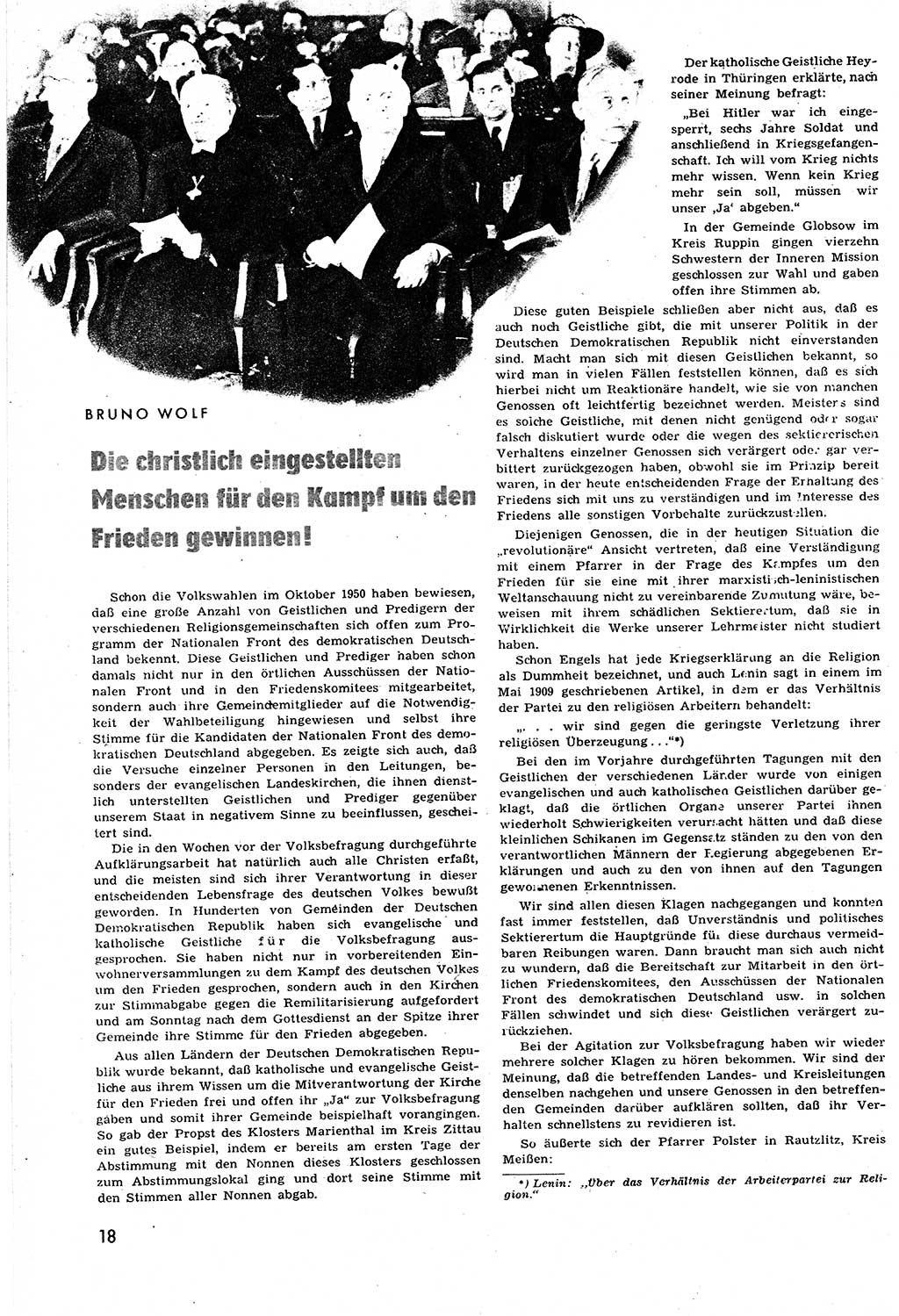 Neuer Weg (NW), Halbmonatsschrift für aktuelle Fragen der Arbeiterbewegung [Zentralkomitee (ZK) Sozialistische Einheitspartei Deutschlands (SED)], 6. Jahrgang [Deutsche Demokratische Republik (DDR)] 1951, Heft 14/18 (NW ZK SED DDR 1951, H. 14/18)