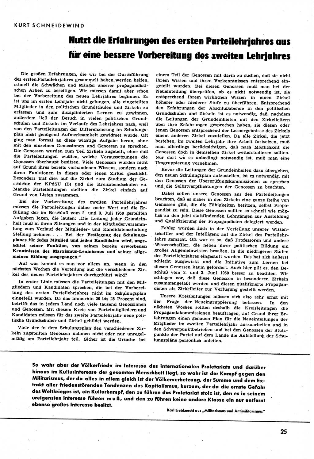 Neuer Weg (NW), Halbmonatsschrift für aktuelle Fragen der Arbeiterbewegung [Zentralkomitee (ZK) Sozialistische Einheitspartei Deutschlands (SED)], 6. Jahrgang [Deutsche Demokratische Republik (DDR)] 1951, Heft 14/25 (NW ZK SED DDR 1951, H. 14/25)