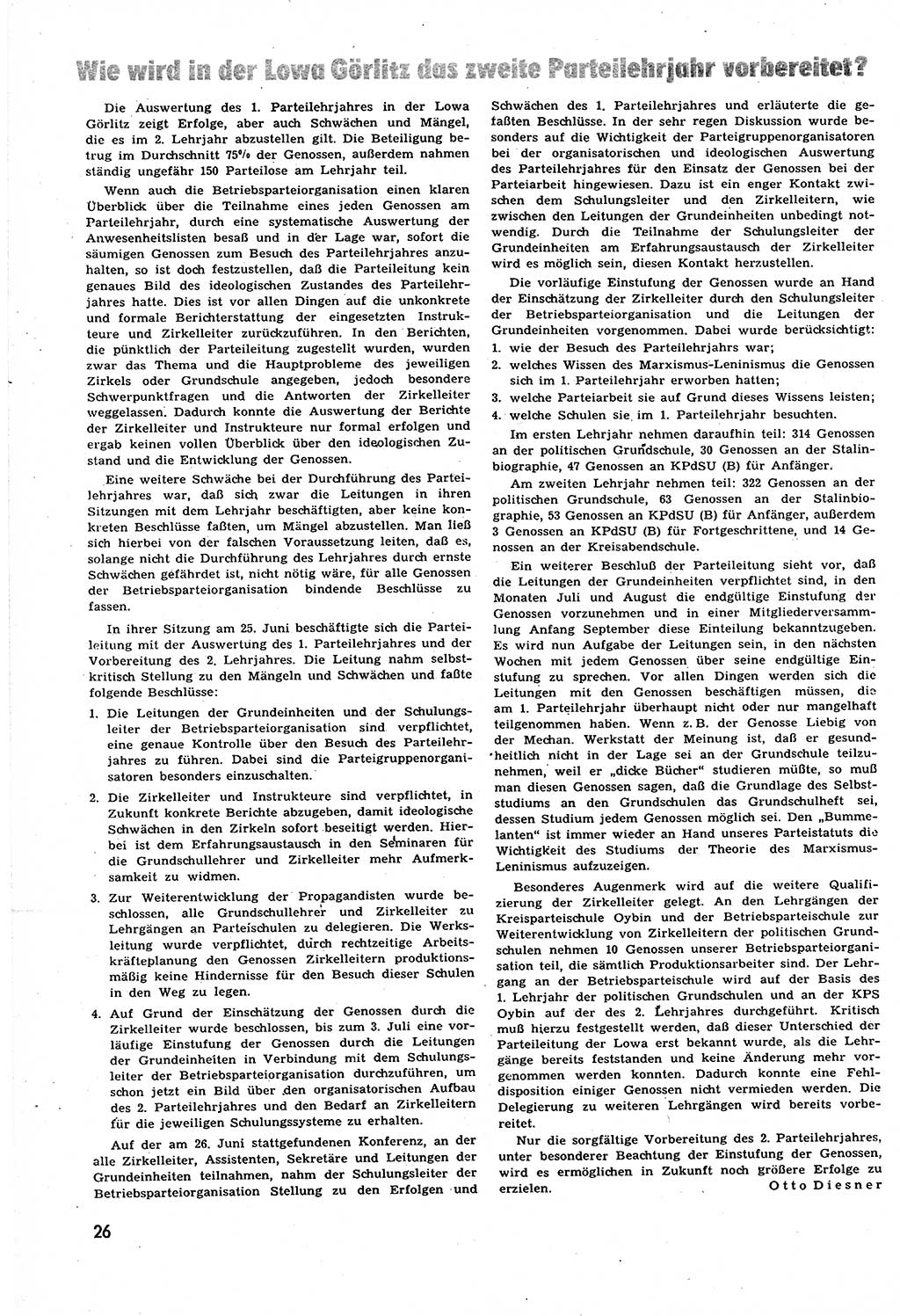 Neuer Weg (NW), Halbmonatsschrift für aktuelle Fragen der Arbeiterbewegung [Zentralkomitee (ZK) Sozialistische Einheitspartei Deutschlands (SED)], 6. Jahrgang [Deutsche Demokratische Republik (DDR)] 1951, Heft 14/26 (NW ZK SED DDR 1951, H. 14/26)