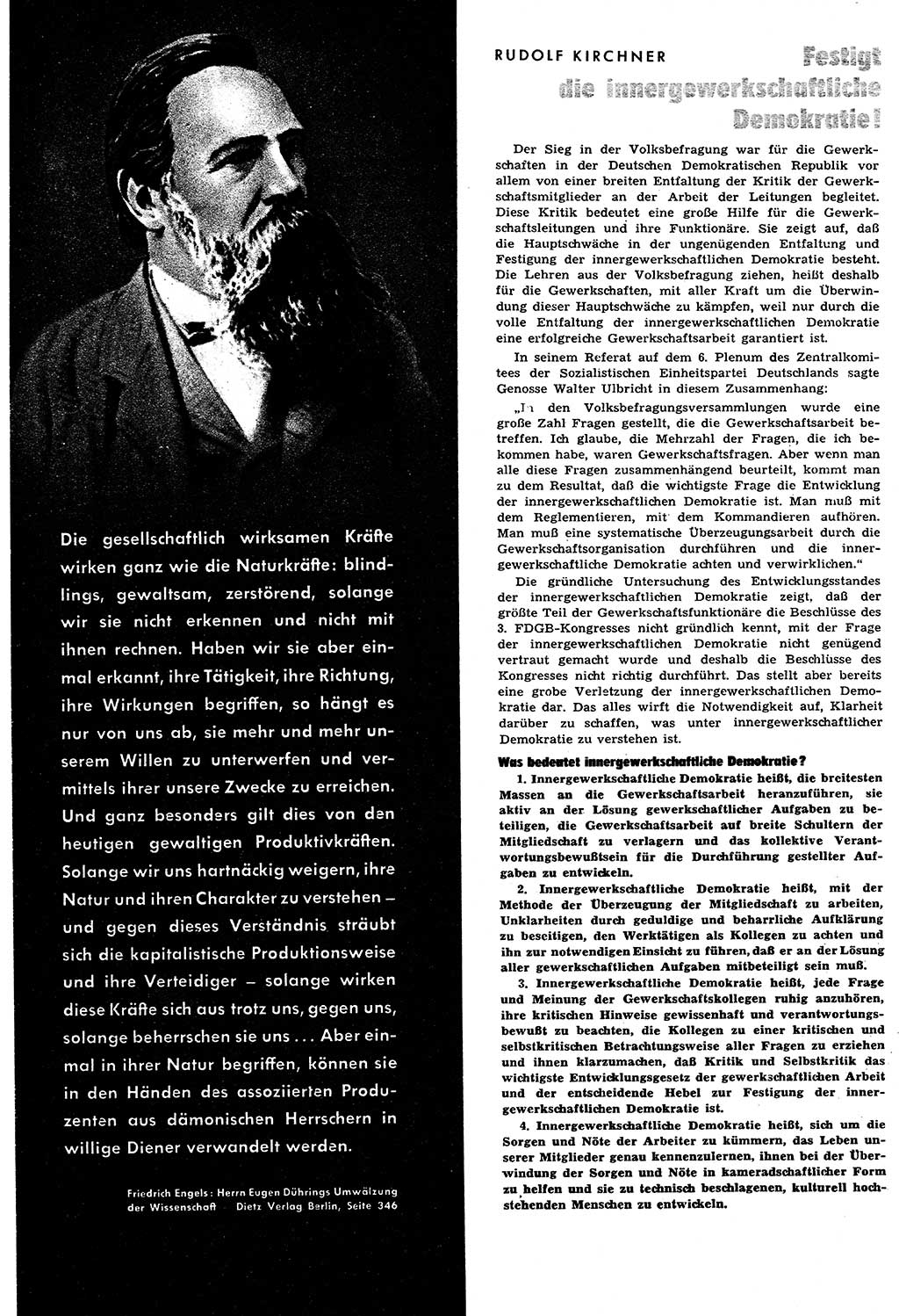 Neuer Weg (NW), Halbmonatsschrift für aktuelle Fragen der Arbeiterbewegung [Zentralkomitee (ZK) Sozialistische Einheitspartei Deutschlands (SED)], 6. Jahrgang [Deutsche Demokratische Republik (DDR)] 1951, Heft 14/34 (NW ZK SED DDR 1951, H. 14/34)