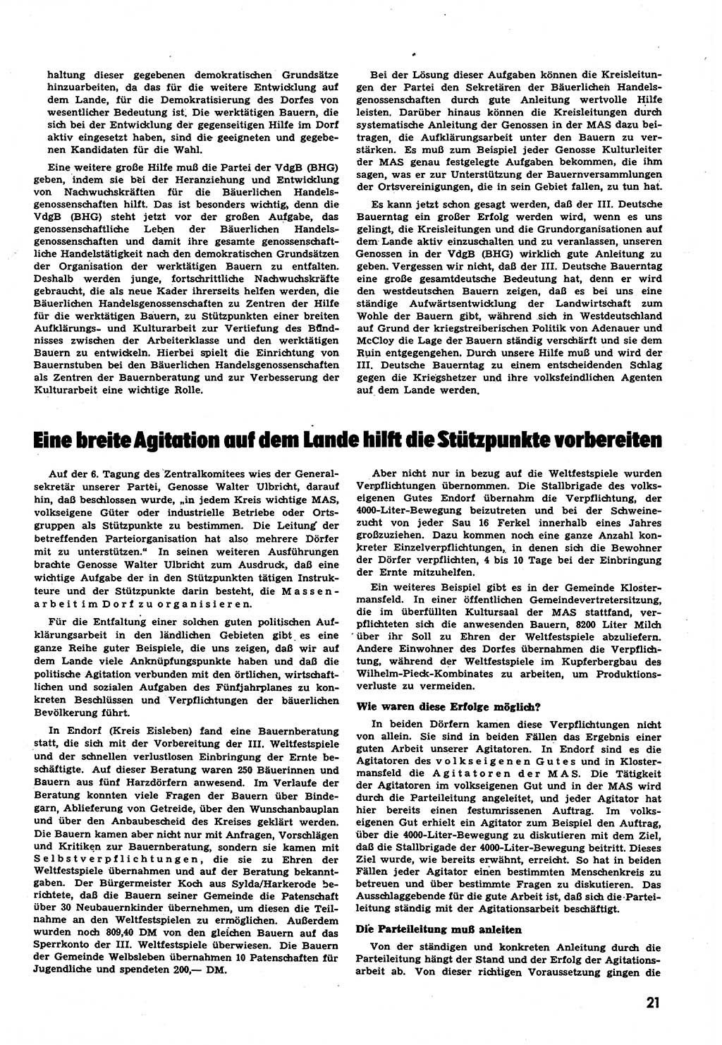 Neuer Weg (NW), Halbmonatsschrift für aktuelle Fragen der Arbeiterbewegung [Zentralkomitee (ZK) Sozialistische Einheitspartei Deutschlands (SED)], 6. Jahrgang [Deutsche Demokratische Republik (DDR)] 1951, Heft 16/21 (NW ZK SED DDR 1951, H. 16/21)