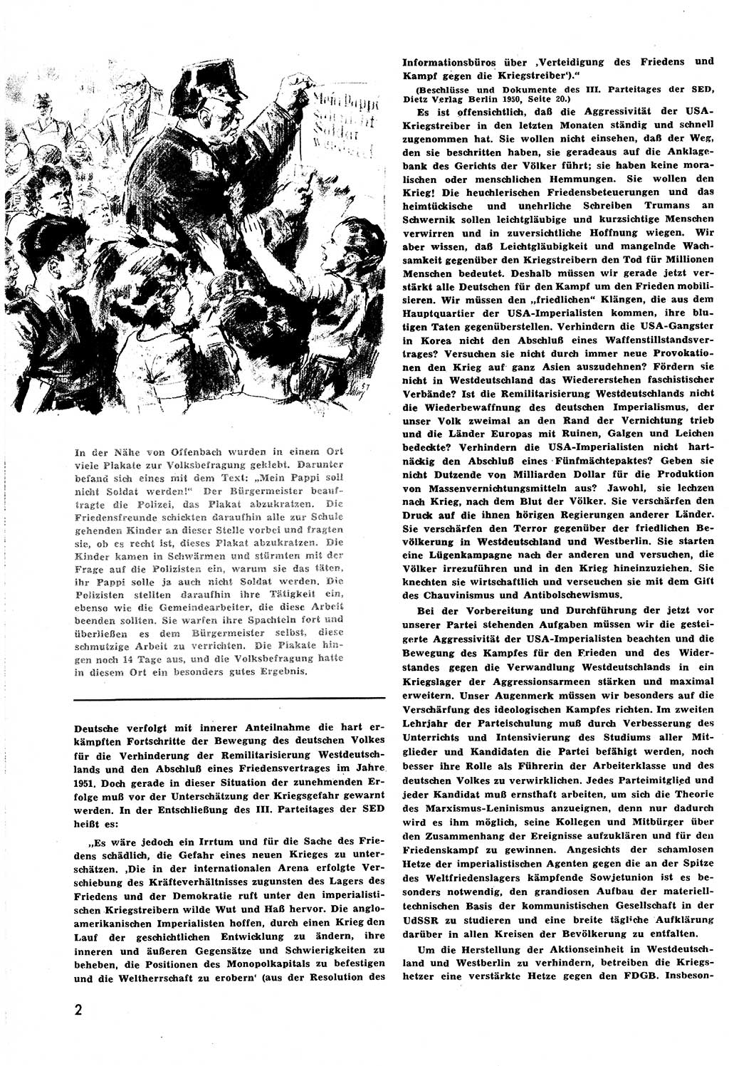 Neuer Weg (NW), Halbmonatsschrift für aktuelle Fragen der Arbeiterbewegung [Zentralkomitee (ZK) Sozialistische Einheitspartei Deutschlands (SED)], 6. Jahrgang [Deutsche Demokratische Republik (DDR)] 1951, Heft 17/2 (NW ZK SED DDR 1951, H. 17/2)