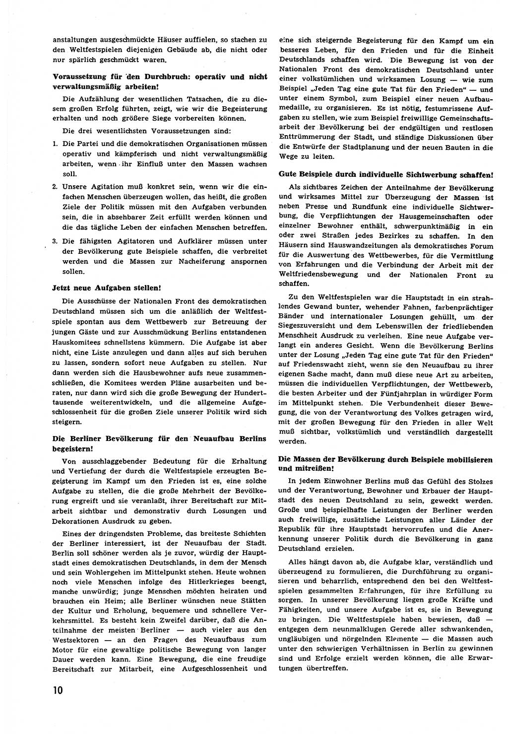 Neuer Weg (NW), Halbmonatsschrift für aktuelle Fragen der Arbeiterbewegung [Zentralkomitee (ZK) Sozialistische Einheitspartei Deutschlands (SED)], 6. Jahrgang [Deutsche Demokratische Republik (DDR)] 1951, Heft 17/10 (NW ZK SED DDR 1951, H. 17/10)