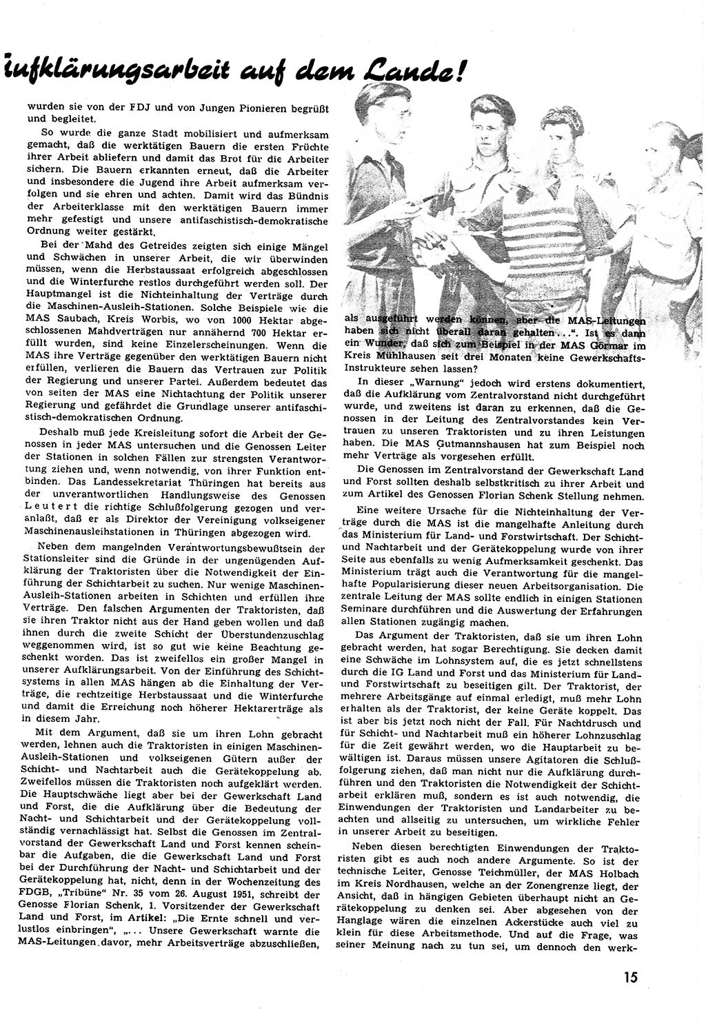 Neuer Weg (NW), Halbmonatsschrift für aktuelle Fragen der Arbeiterbewegung [Zentralkomitee (ZK) Sozialistische Einheitspartei Deutschlands (SED)], 6. Jahrgang [Deutsche Demokratische Republik (DDR)] 1951, Heft 17/15 (NW ZK SED DDR 1951, H. 17/15)