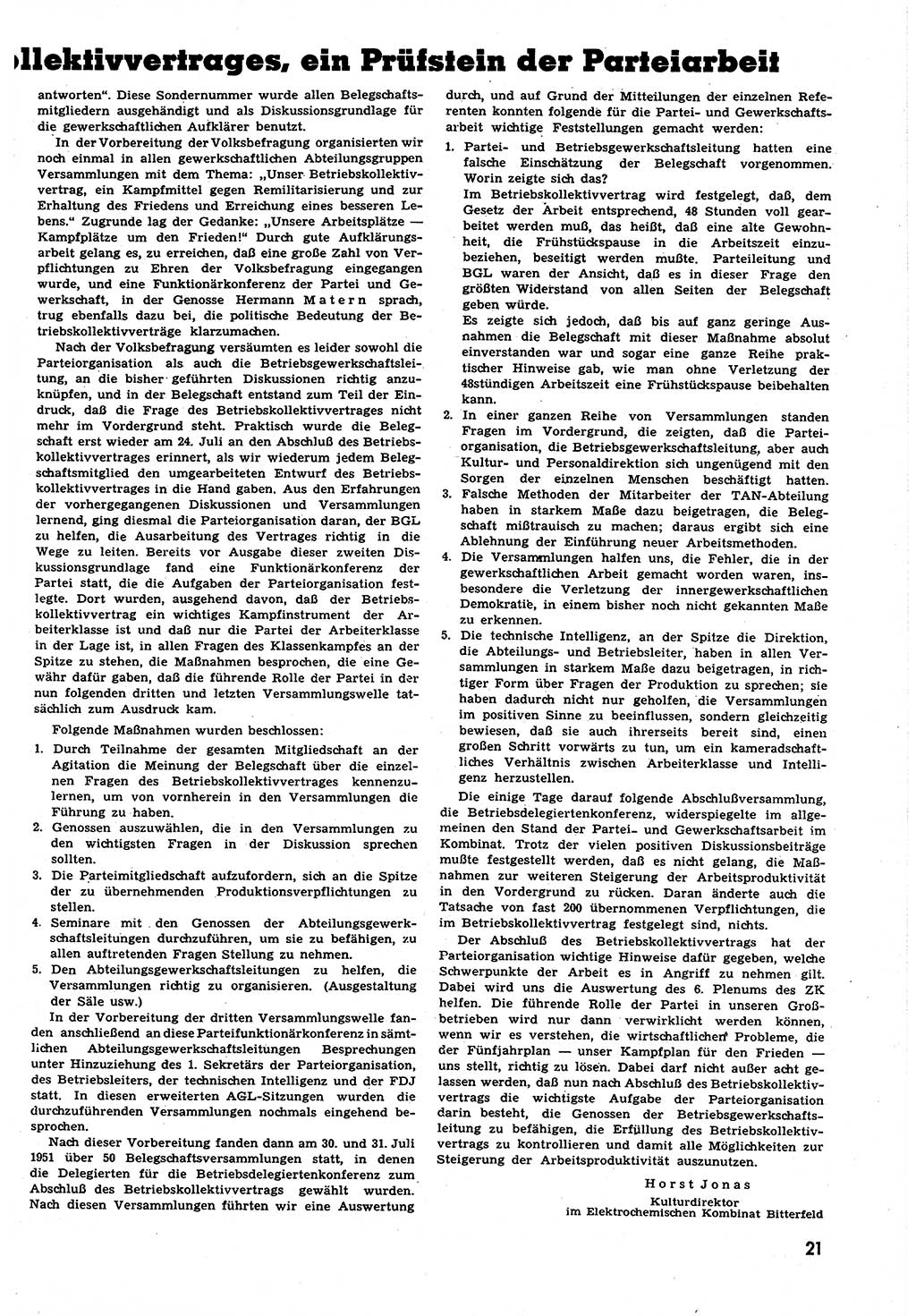 Neuer Weg (NW), Halbmonatsschrift für aktuelle Fragen der Arbeiterbewegung [Zentralkomitee (ZK) Sozialistische Einheitspartei Deutschlands (SED)], 6. Jahrgang [Deutsche Demokratische Republik (DDR)] 1951, Heft 17/21 (NW ZK SED DDR 1951, H. 17/21)