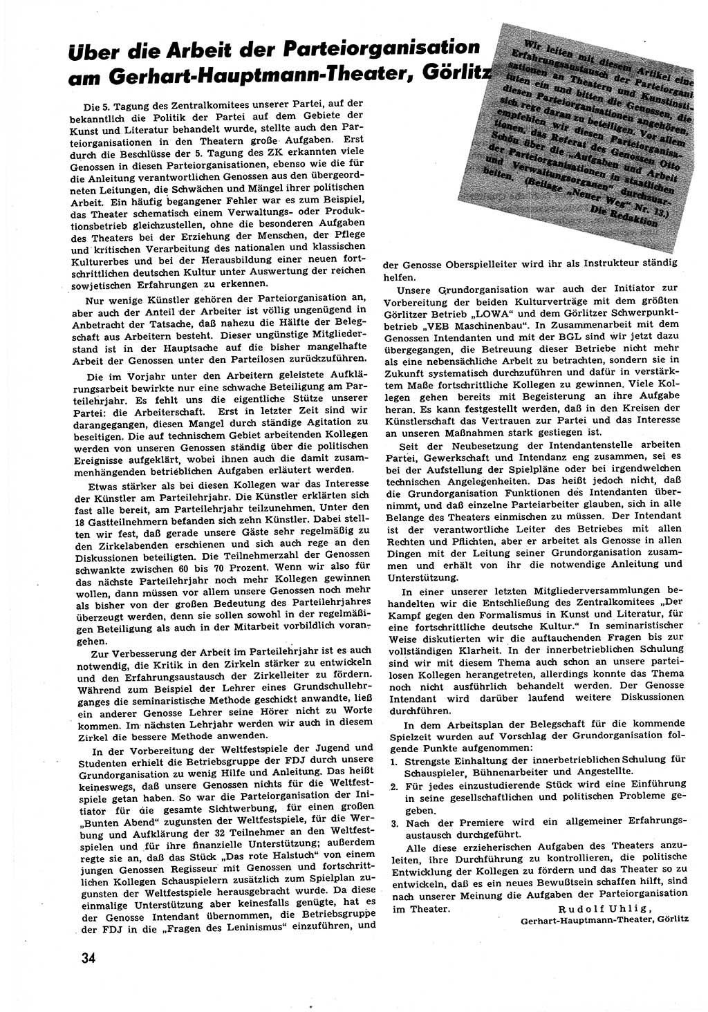 Neuer Weg (NW), Halbmonatsschrift für aktuelle Fragen der Arbeiterbewegung [Zentralkomitee (ZK) Sozialistische Einheitspartei Deutschlands (SED)], 6. Jahrgang [Deutsche Demokratische Republik (DDR)] 1951, Heft 17/34 (NW ZK SED DDR 1951, H. 17/34)