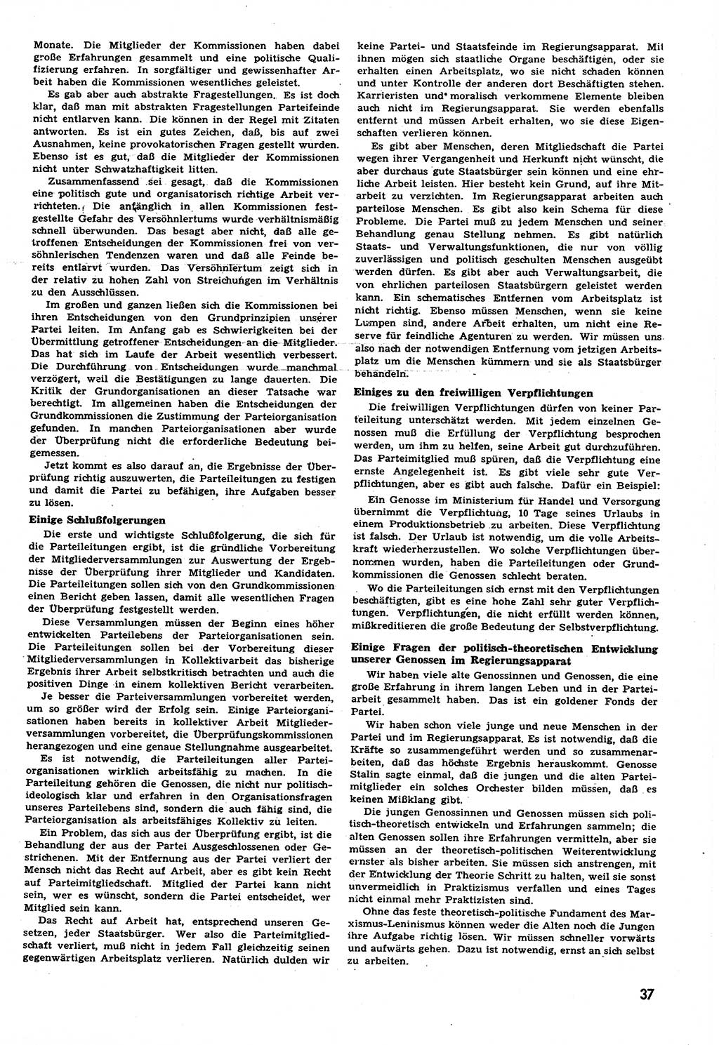 Neuer Weg (NW), Halbmonatsschrift für aktuelle Fragen der Arbeiterbewegung [Zentralkomitee (ZK) Sozialistische Einheitspartei Deutschlands (SED)], 6. Jahrgang [Deutsche Demokratische Republik (DDR)] 1951, Heft 17/37 (NW ZK SED DDR 1951, H. 17/37)