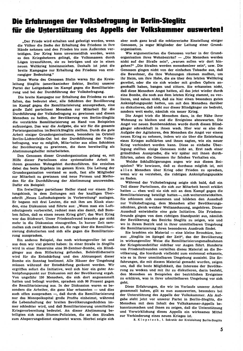 Neuer Weg (NW), Halbmonatsschrift für aktuelle Fragen der Arbeiterbewegung [Zentralkomitee (ZK) Sozialistische Einheitspartei Deutschlands (SED)], 6. Jahrgang [Deutsche Demokratische Republik (DDR)] 1951, Heft 18/5 (NW ZK SED DDR 1951, H. 18/5)