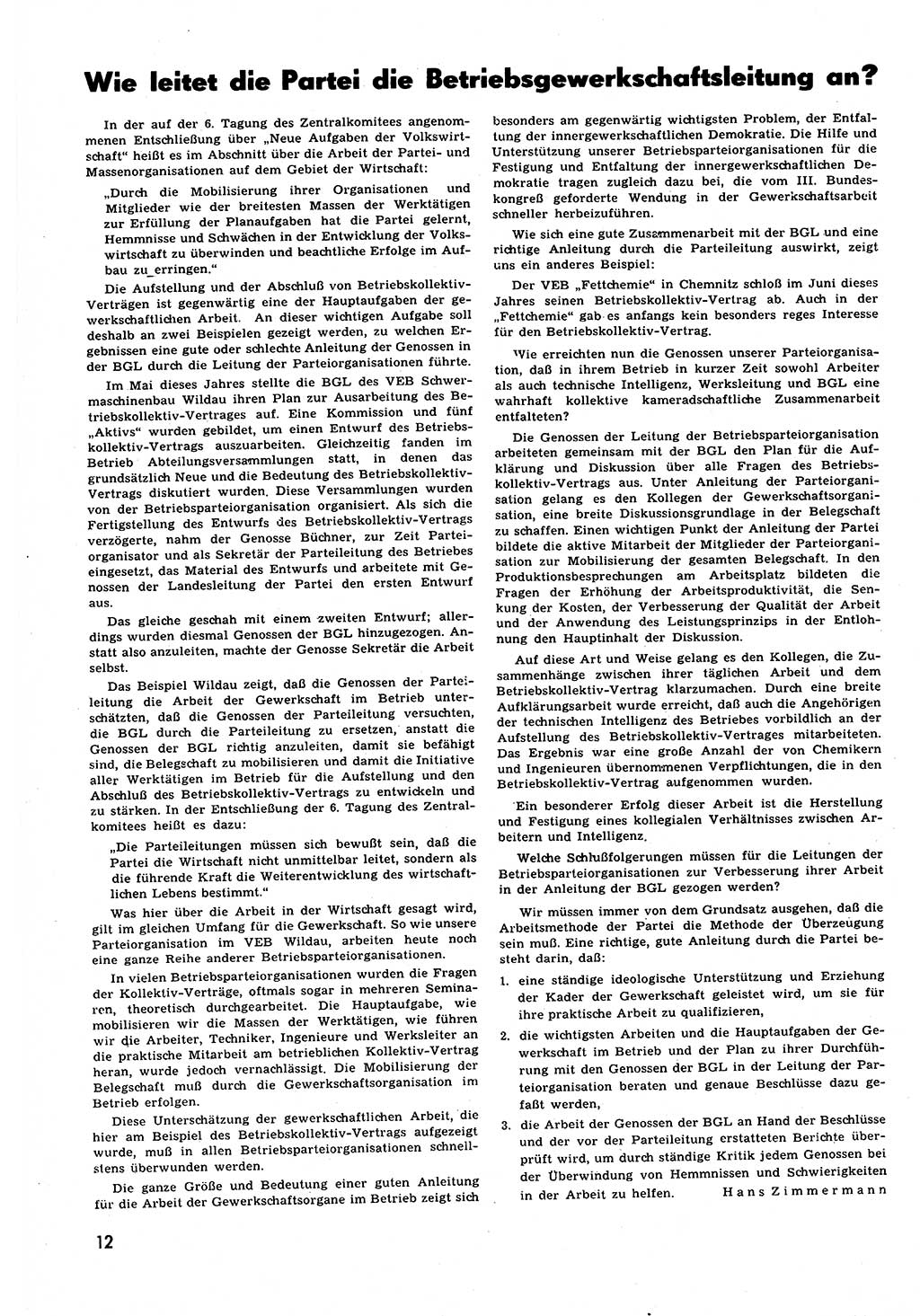 Neuer Weg (NW), Halbmonatsschrift für aktuelle Fragen der Arbeiterbewegung [Zentralkomitee (ZK) Sozialistische Einheitspartei Deutschlands (SED)], 6. Jahrgang [Deutsche Demokratische Republik (DDR)] 1951, Heft 18/12 (NW ZK SED DDR 1951, H. 18/12)