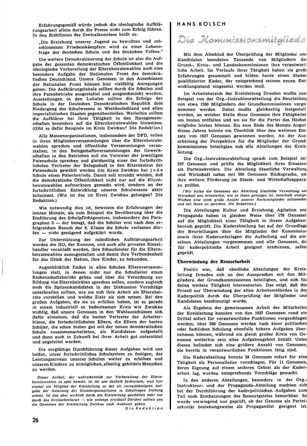 Neuer Weg (NW), Halbmonatsschrift für aktuelle Fragen der Arbeiterbewegung [Zentralkomitee (ZK) Sozialistische Einheitspartei Deutschlands (SED)], 6. Jahrgang [Deutsche Demokratische Republik (DDR)] 1951, Heft 18/26 (NW ZK SED DDR 1951, H. 18/26)
