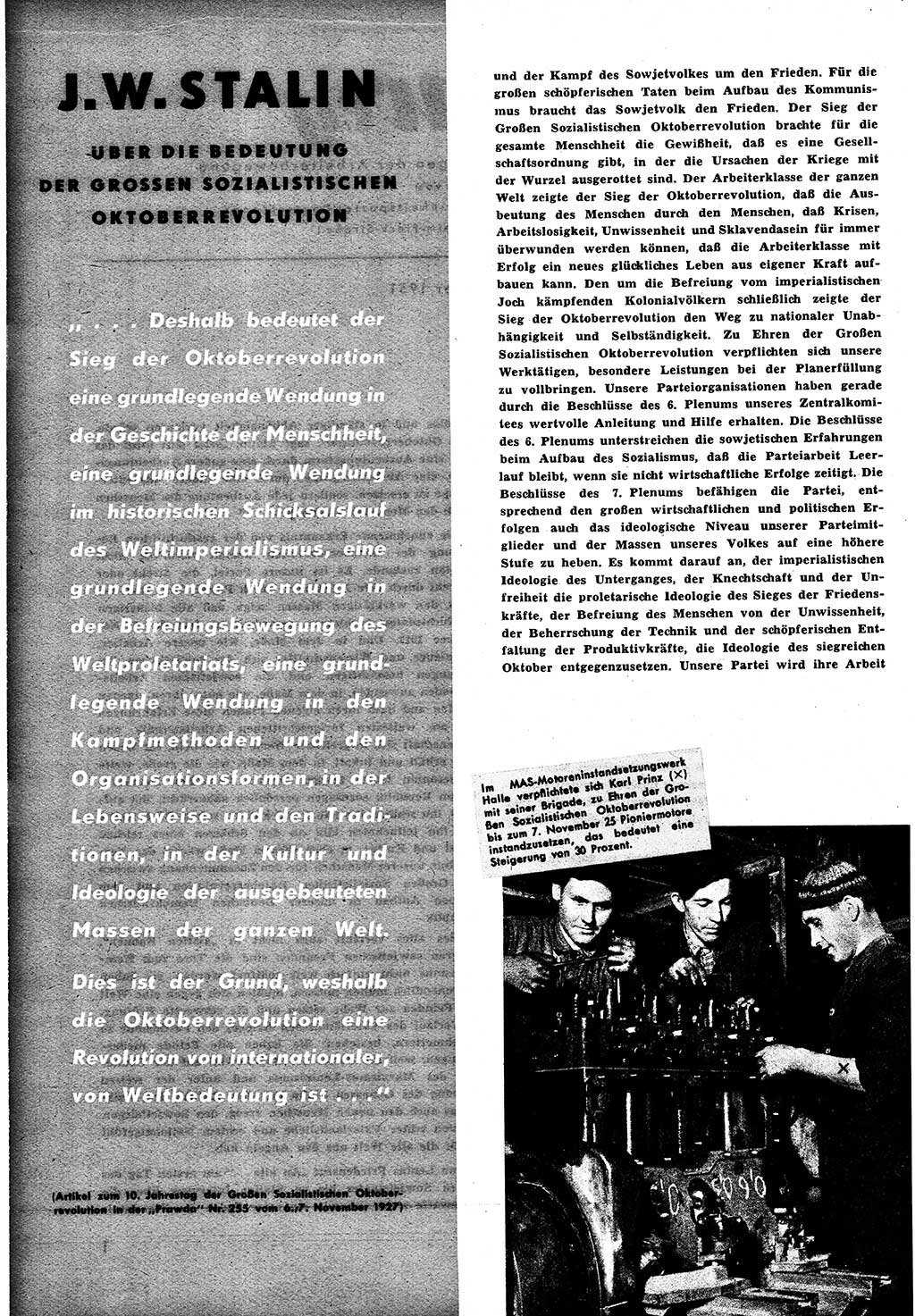 Neuer Weg (NW), Halbmonatsschrift für aktuelle Fragen der Arbeiterbewegung [Zentralkomitee (ZK) Sozialistische Einheitspartei Deutschlands (SED)], 6. Jahrgang [Deutsche Demokratische Republik (DDR)] 1951, Heft 20/2 (NW ZK SED DDR 1951, H. 20/2)