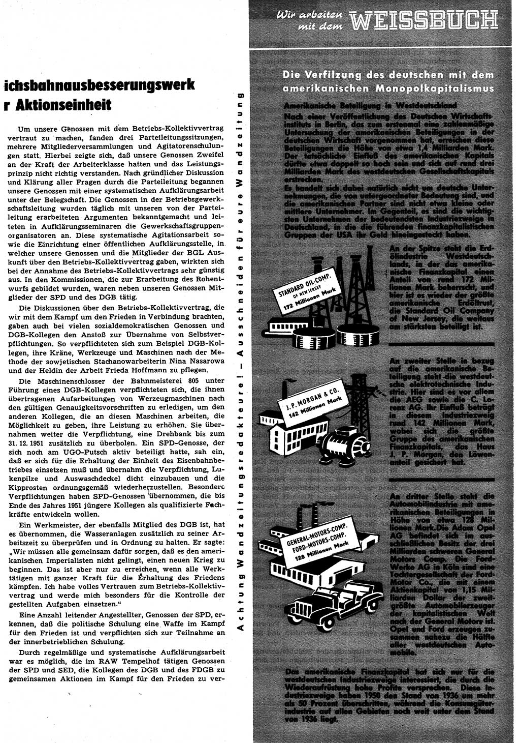 Neuer Weg (NW), Halbmonatsschrift für aktuelle Fragen der Arbeiterbewegung [Zentralkomitee (ZK) Sozialistische Einheitspartei Deutschlands (SED)], 6. Jahrgang [Deutsche Demokratische Republik (DDR)] 1951, Heft 20/7 (NW ZK SED DDR 1951, H. 20/7)