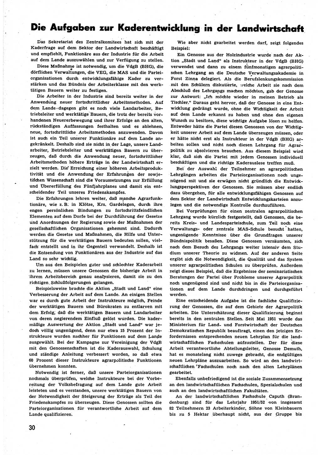 Neuer Weg (NW), Halbmonatsschrift für aktuelle Fragen der Arbeiterbewegung [Zentralkomitee (ZK) Sozialistische Einheitspartei Deutschlands (SED)], 6. Jahrgang [Deutsche Demokratische Republik (DDR)] 1951, Heft 20/30 (NW ZK SED DDR 1951, H. 20/30)