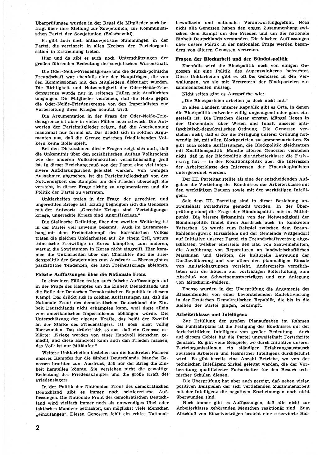 Neuer Weg (NW), Halbmonatsschrift für aktuelle Fragen der Arbeiterbewegung [Zentralkomitee (ZK) Sozialistische Einheitspartei Deutschlands (SED)], 6. Jahrgang [Deutsche Demokratische Republik (DDR)] 1951, Heft 21/2 (NW ZK SED DDR 1951, H. 21/2)