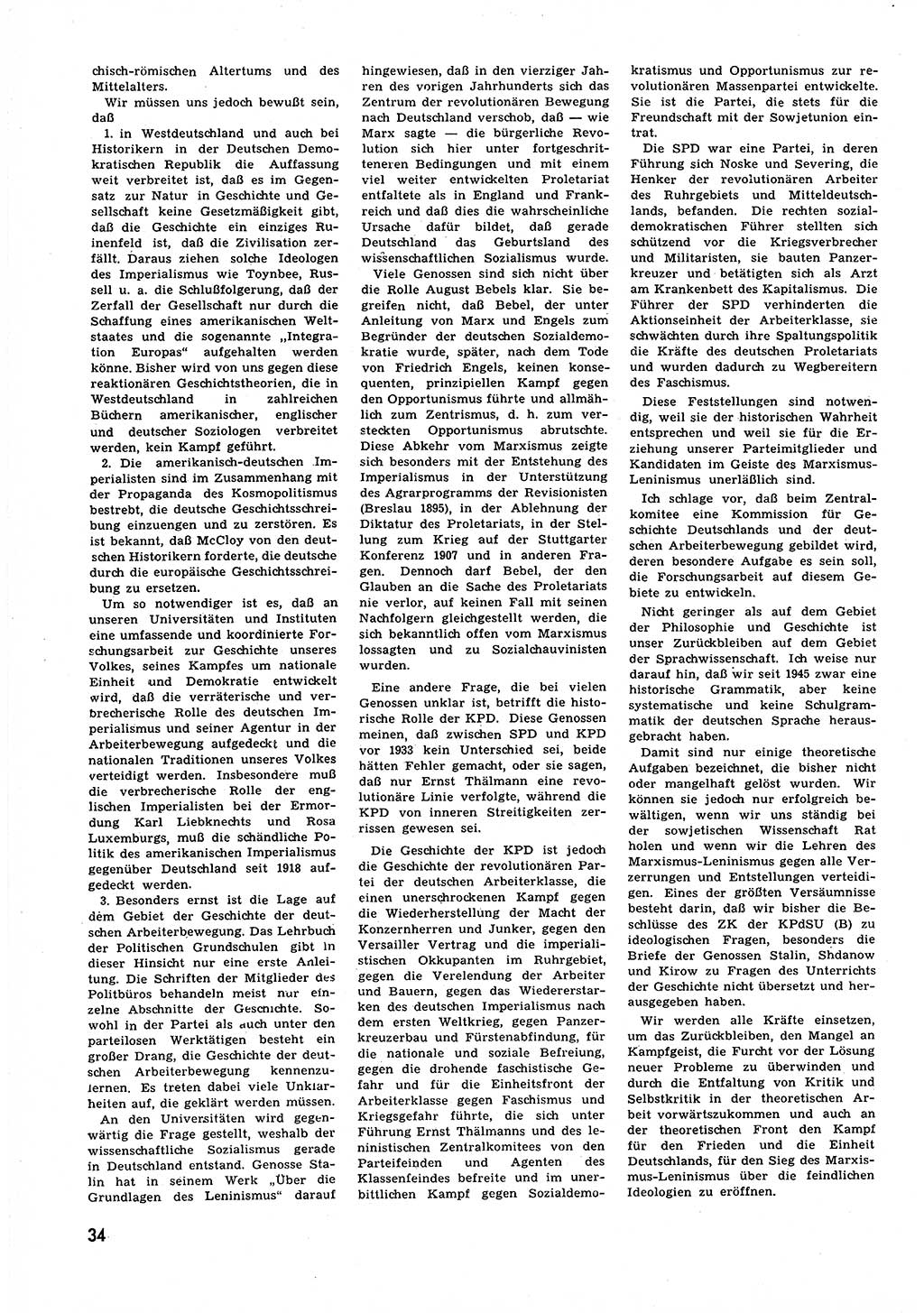 Neuer Weg (NW), Halbmonatsschrift für aktuelle Fragen der Arbeiterbewegung [Zentralkomitee (ZK) Sozialistische Einheitspartei Deutschlands (SED)], 6. Jahrgang [Deutsche Demokratische Republik (DDR)] 1951, Heft 21/34 (NW ZK SED DDR 1951, H. 21/34)