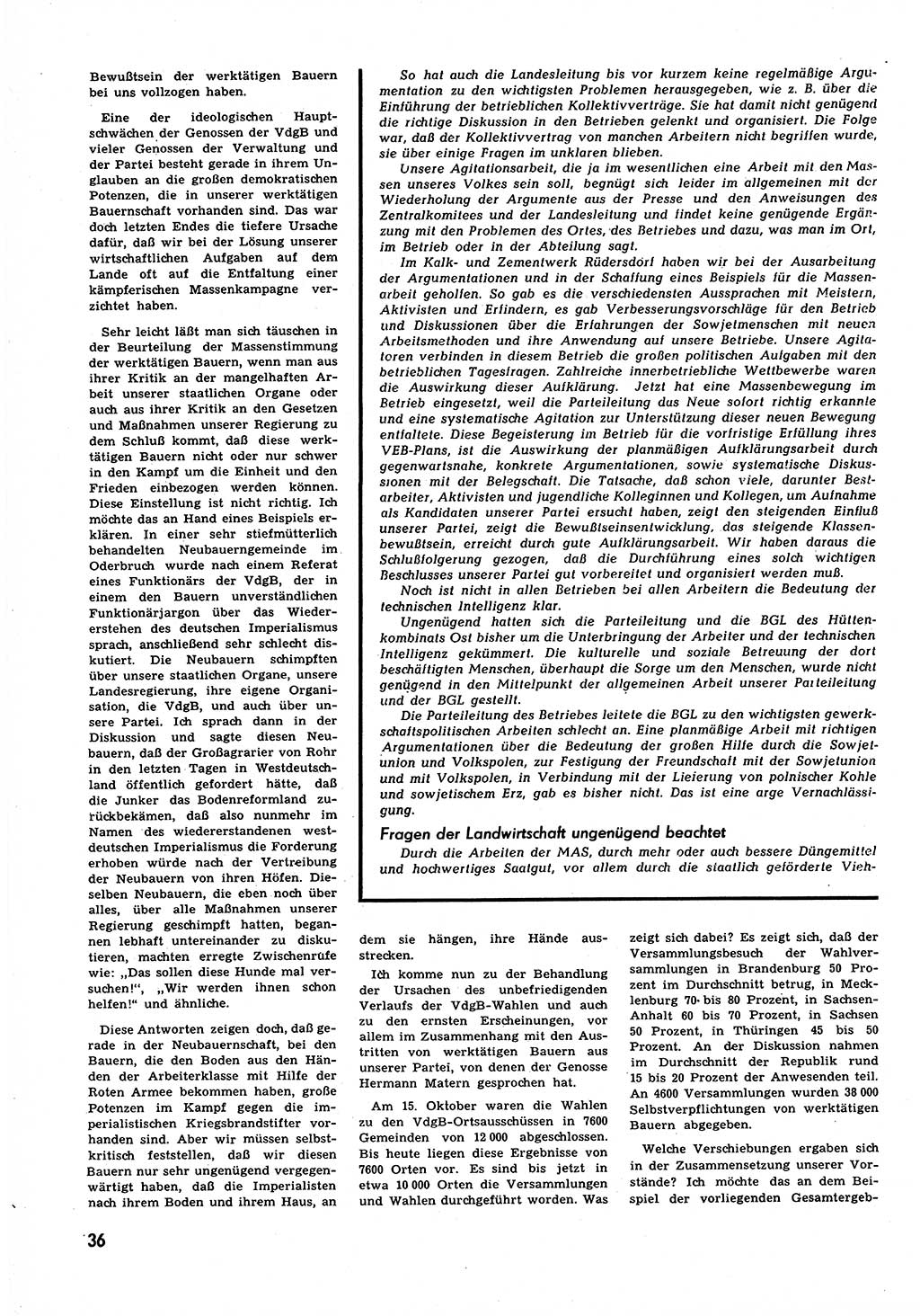 Neuer Weg (NW), Halbmonatsschrift für aktuelle Fragen der Arbeiterbewegung [Zentralkomitee (ZK) Sozialistische Einheitspartei Deutschlands (SED)], 6. Jahrgang [Deutsche Demokratische Republik (DDR)] 1951, Heft 21/36 (NW ZK SED DDR 1951, H. 21/36)