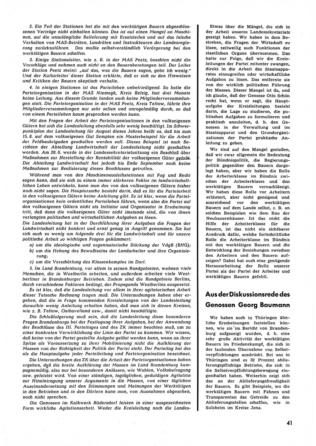 Neuer Weg (NW), Halbmonatsschrift für aktuelle Fragen der Arbeiterbewegung [Zentralkomitee (ZK) Sozialistische Einheitspartei Deutschlands (SED)], 6. Jahrgang [Deutsche Demokratische Republik (DDR)] 1951, Heft 21/41 (NW ZK SED DDR 1951, H. 21/41)