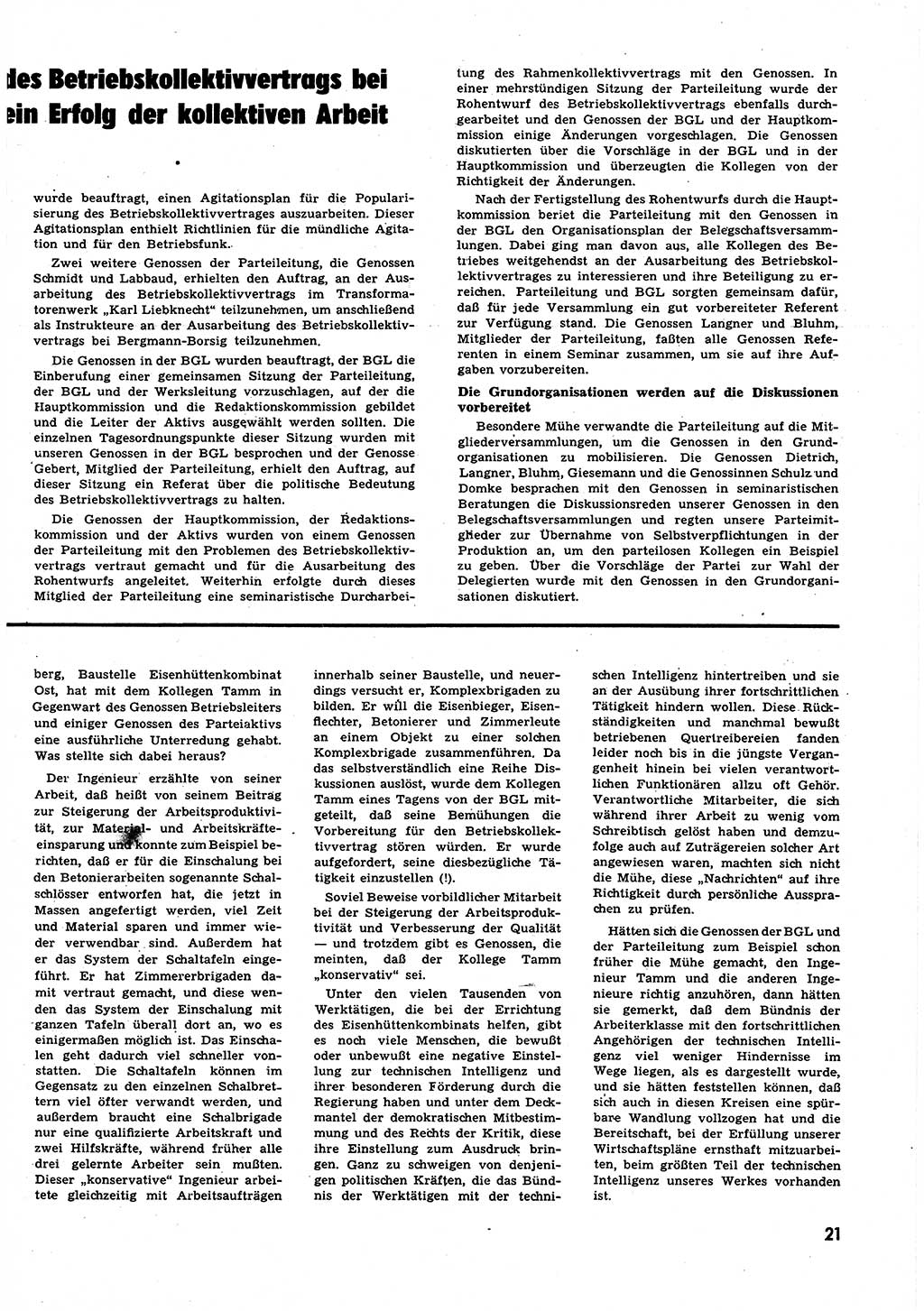 Neuer Weg (NW), Halbmonatsschrift für aktuelle Fragen der Arbeiterbewegung [Zentralkomitee (ZK) Sozialistische Einheitspartei Deutschlands (SED)], 6. Jahrgang [Deutsche Demokratische Republik (DDR)] 1951, Heft 22/21 (NW ZK SED DDR 1951, H. 22/21)