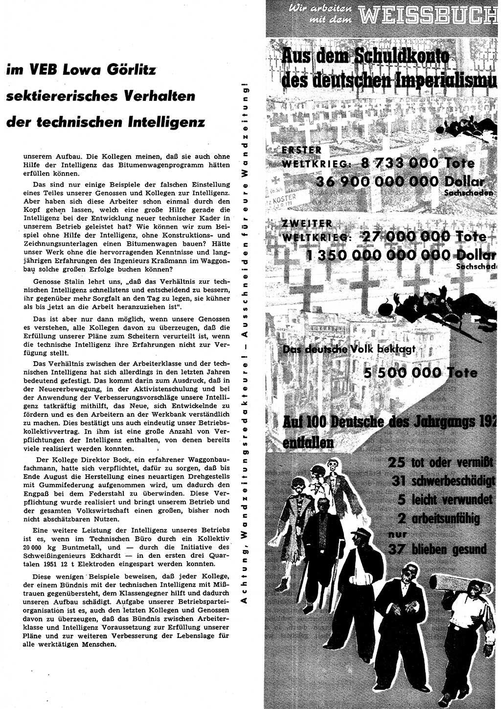 Neuer Weg (NW), Halbmonatsschrift für aktuelle Fragen der Arbeiterbewegung [Zentralkomitee (ZK) Sozialistische Einheitspartei Deutschlands (SED)], 6. Jahrgang [Deutsche Demokratische Republik (DDR)] 1951, Heft 22/23 (NW ZK SED DDR 1951, H. 22/23)