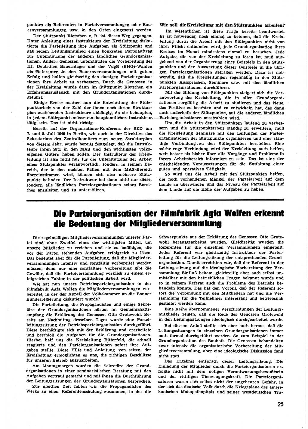 Neuer Weg (NW), Halbmonatsschrift für aktuelle Fragen der Arbeiterbewegung [Zentralkomitee (ZK) Sozialistische Einheitspartei Deutschlands (SED)], 6. Jahrgang [Deutsche Demokratische Republik (DDR)] 1951, Heft 22/25 (NW ZK SED DDR 1951, H. 22/25)