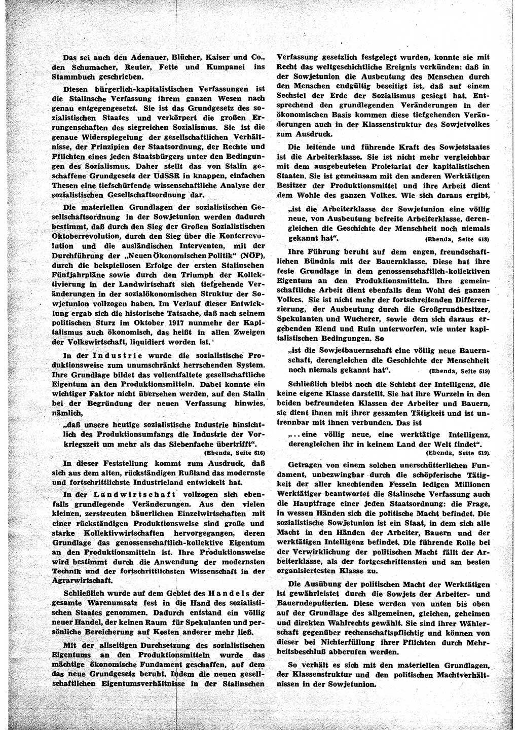 Neuer Weg (NW), Halbmonatsschrift für aktuelle Fragen der Arbeiterbewegung [Zentralkomitee (ZK) Sozialistische Einheitspartei Deutschlands (SED)], 6. Jahrgang [Deutsche Demokratische Republik (DDR)] 1951, Heft 23/1 (NW ZK SED DDR 1951, H. 23/1)