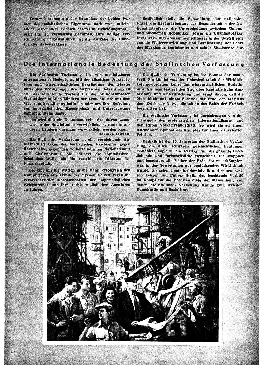 Neuer Weg (NW), Halbmonatsschrift für aktuelle Fragen der Arbeiterbewegung [Zentralkomitee (ZK) Sozialistische Einheitspartei Deutschlands (SED)], 6. Jahrgang [Deutsche Demokratische Republik (DDR)] 1951, Heft 23/3 (NW ZK SED DDR 1951, H. 23/3)