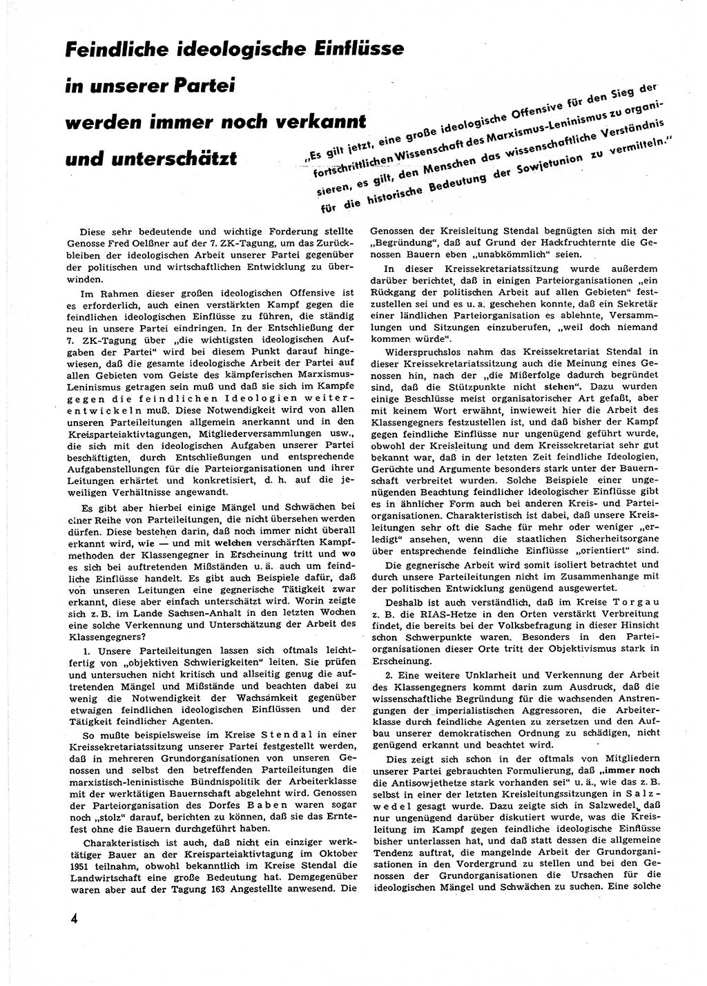 Neuer Weg (NW), Halbmonatsschrift für aktuelle Fragen der Arbeiterbewegung [Zentralkomitee (ZK) Sozialistische Einheitspartei Deutschlands (SED)], 6. Jahrgang [Deutsche Demokratische Republik (DDR)] 1951, Heft 23/4 (NW ZK SED DDR 1951, H. 23/4)