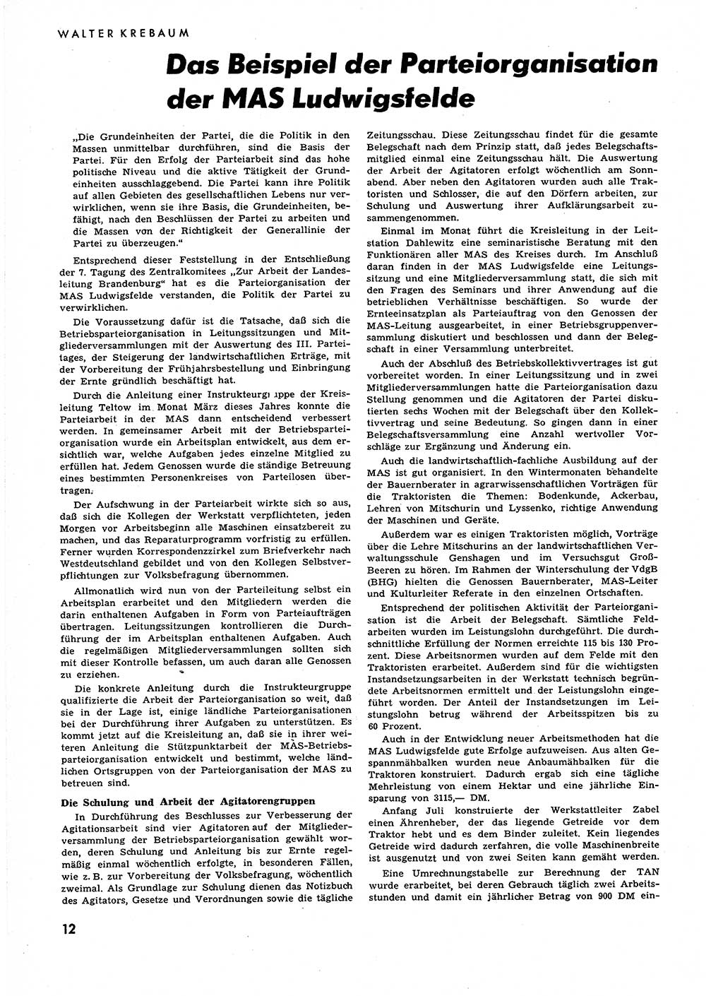 Neuer Weg (NW), Halbmonatsschrift für aktuelle Fragen der Arbeiterbewegung [Zentralkomitee (ZK) Sozialistische Einheitspartei Deutschlands (SED)], 6. Jahrgang [Deutsche Demokratische Republik (DDR)] 1951, Heft 23/12 (NW ZK SED DDR 1951, H. 23/12)