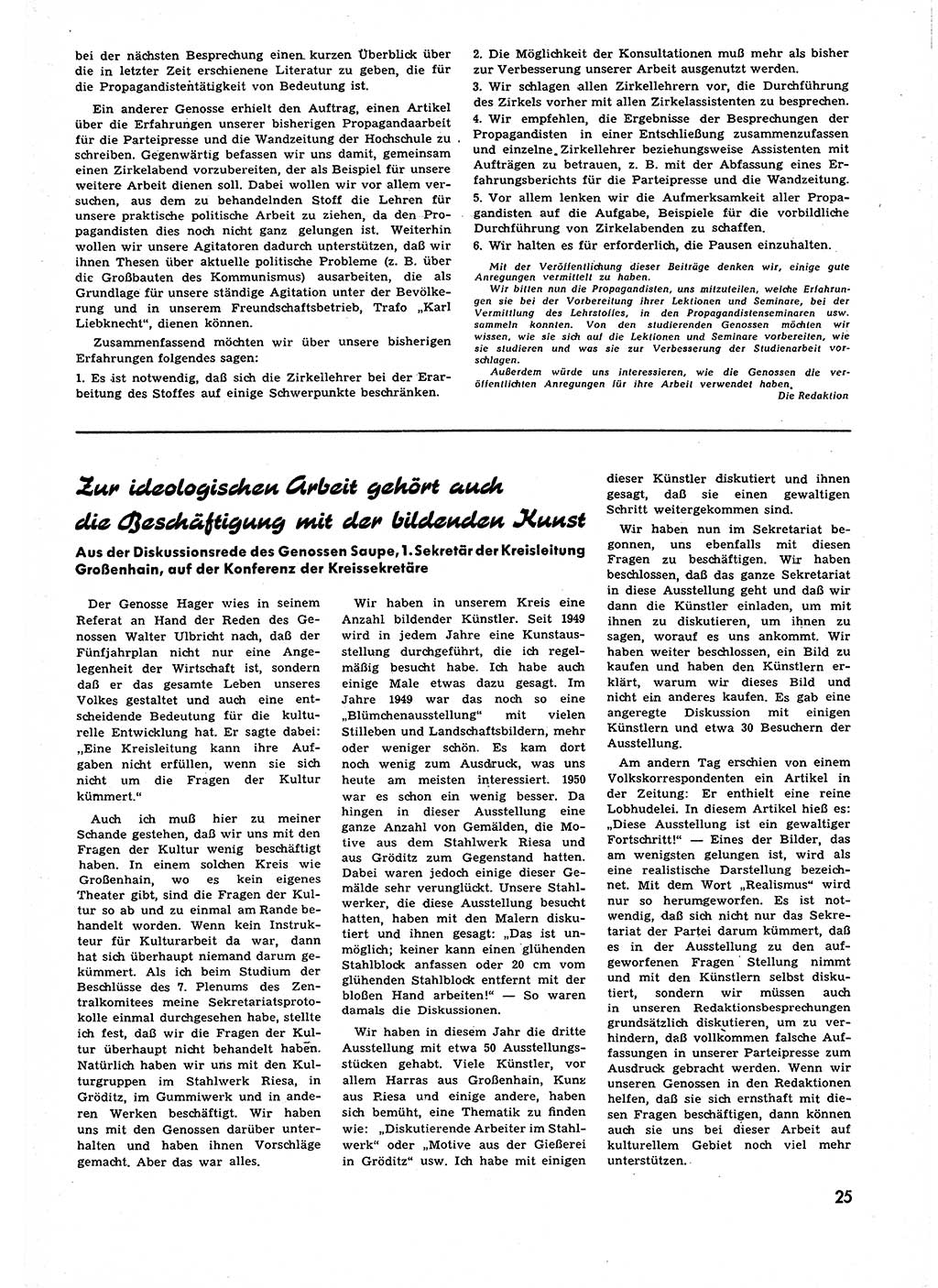 Neuer Weg (NW), Halbmonatsschrift für aktuelle Fragen der Arbeiterbewegung [Zentralkomitee (ZK) Sozialistische Einheitspartei Deutschlands (SED)], 6. Jahrgang [Deutsche Demokratische Republik (DDR)] 1951, Heft 23/25 (NW ZK SED DDR 1951, H. 23/25)