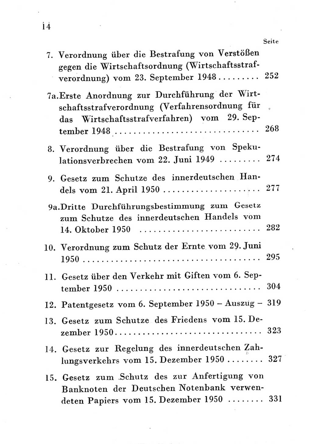 Strafgesetzbuch (StGB) und andere Strafgesetze [Deutsche Demokratische Republik (DDR)] 1951, Seite 14 (StGB Strafges. DDR 1951, S. 14)