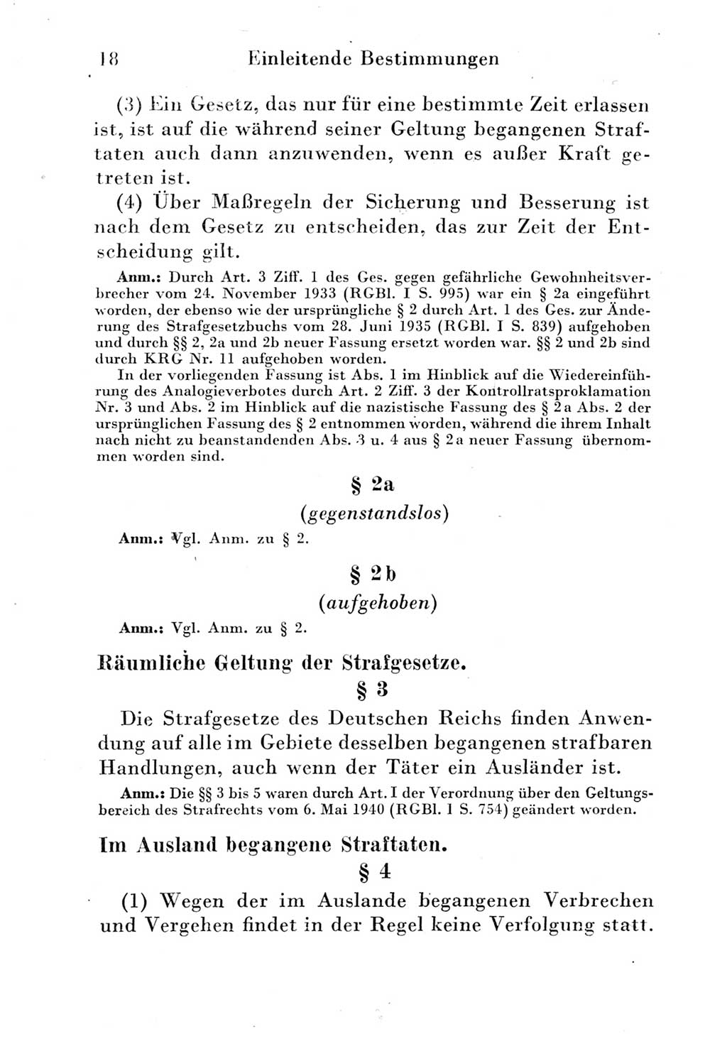 Strafgesetzbuch (StGB) und andere Strafgesetze [Deutsche Demokratische Republik (DDR)] 1951, Seite 18 (StGB Strafges. DDR 1951, S. 18)