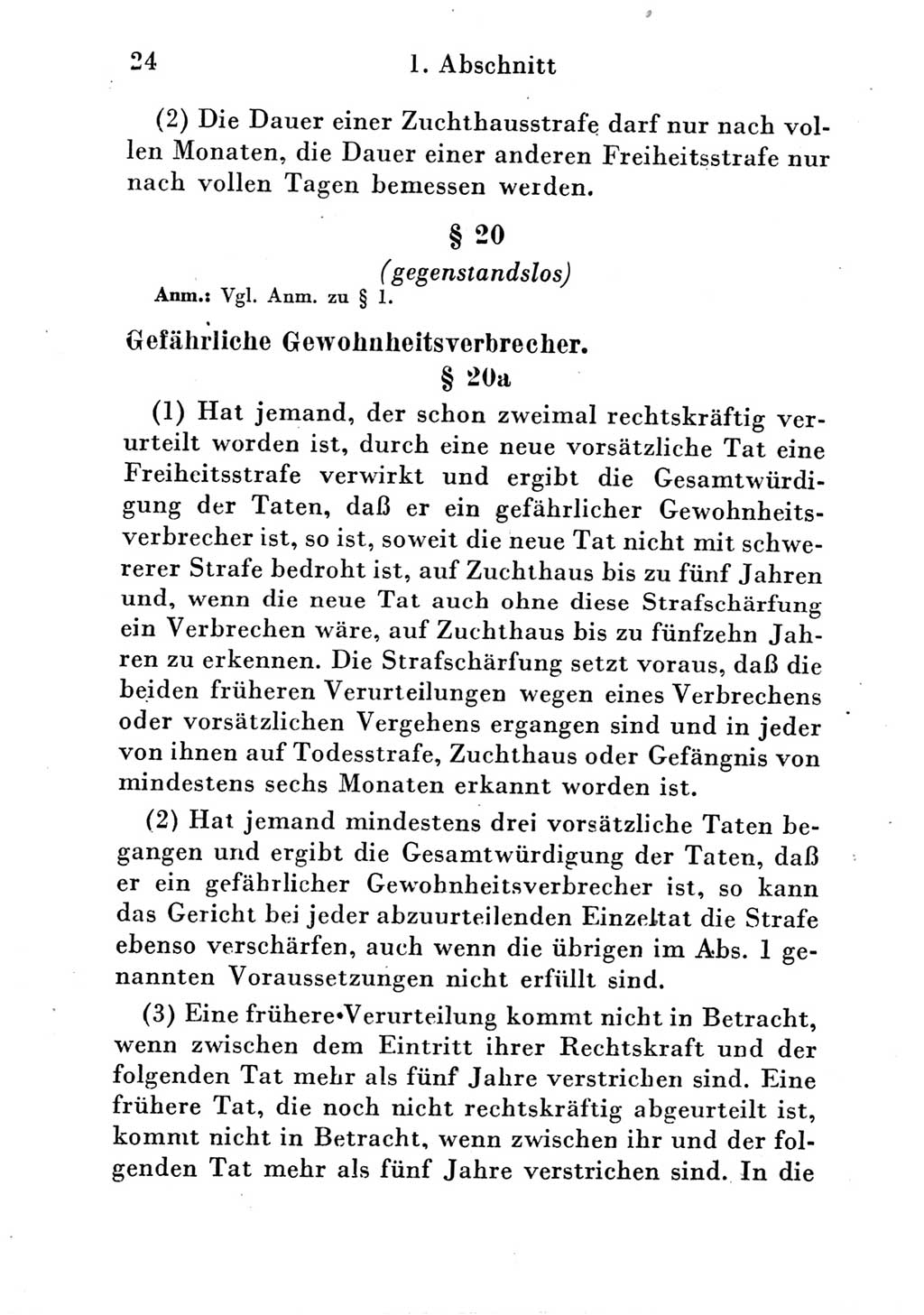 Strafgesetzbuch (StGB) und andere Strafgesetze [Deutsche Demokratische Republik (DDR)] 1951, Seite 24 (StGB Strafges. DDR 1951, S. 24)