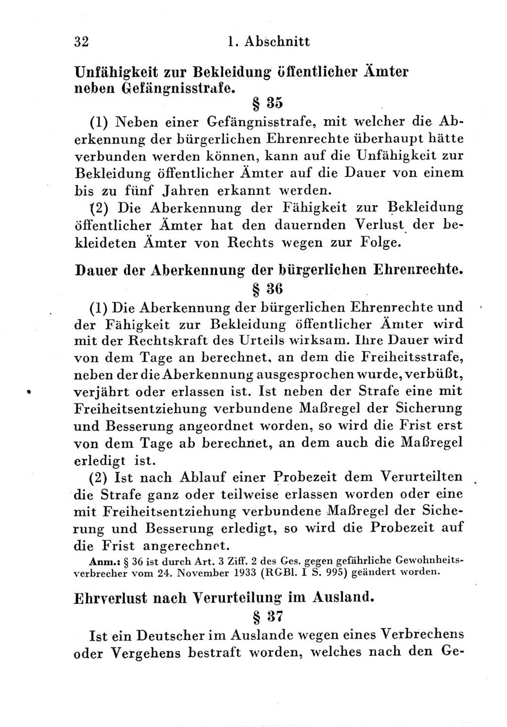 Strafgesetzbuch (StGB) und andere Strafgesetze [Deutsche Demokratische Republik (DDR)] 1951, Seite 32 (StGB Strafges. DDR 1951, S. 32)