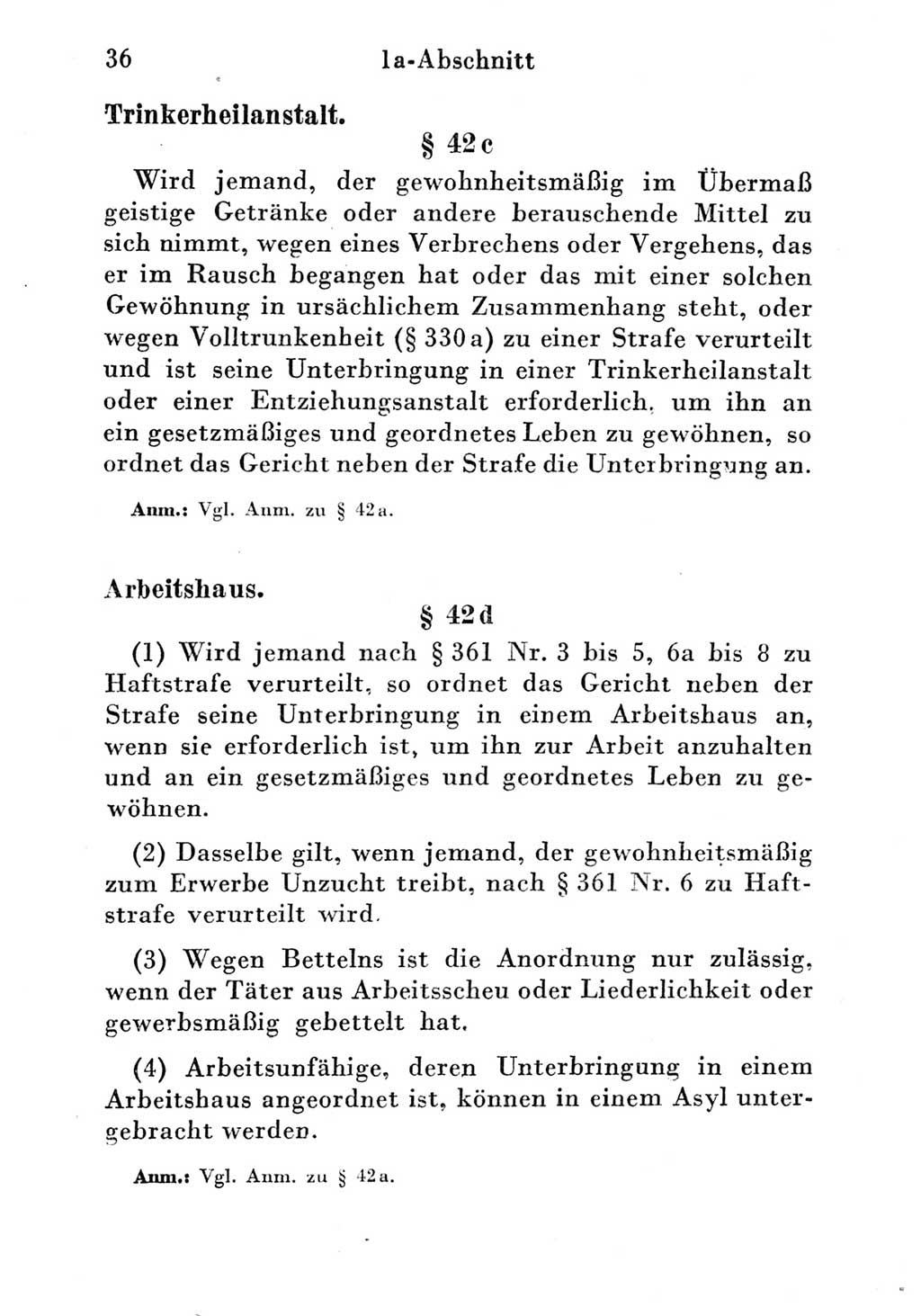 Strafgesetzbuch (StGB) und andere Strafgesetze [Deutsche Demokratische Republik (DDR)] 1951, Seite 36 (StGB Strafges. DDR 1951, S. 36)