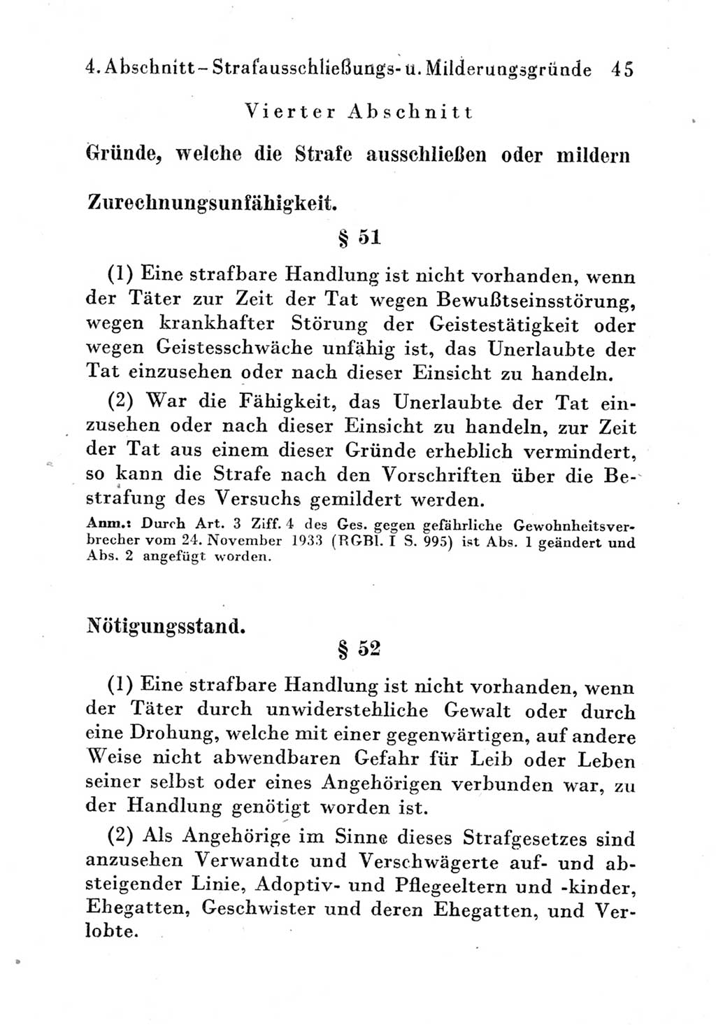 Strafgesetzbuch (StGB) und andere Strafgesetze [Deutsche Demokratische Republik (DDR)] 1951, Seite 45 (StGB Strafges. DDR 1951, S. 45)