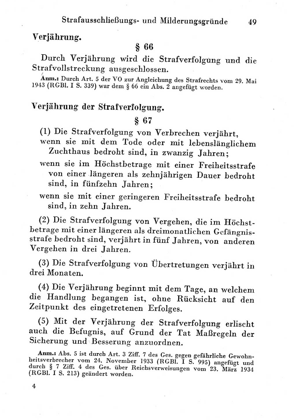 Strafgesetzbuch (StGB) und andere Strafgesetze [Deutsche Demokratische Republik (DDR)] 1951, Seite 49 (StGB Strafges. DDR 1951, S. 49)