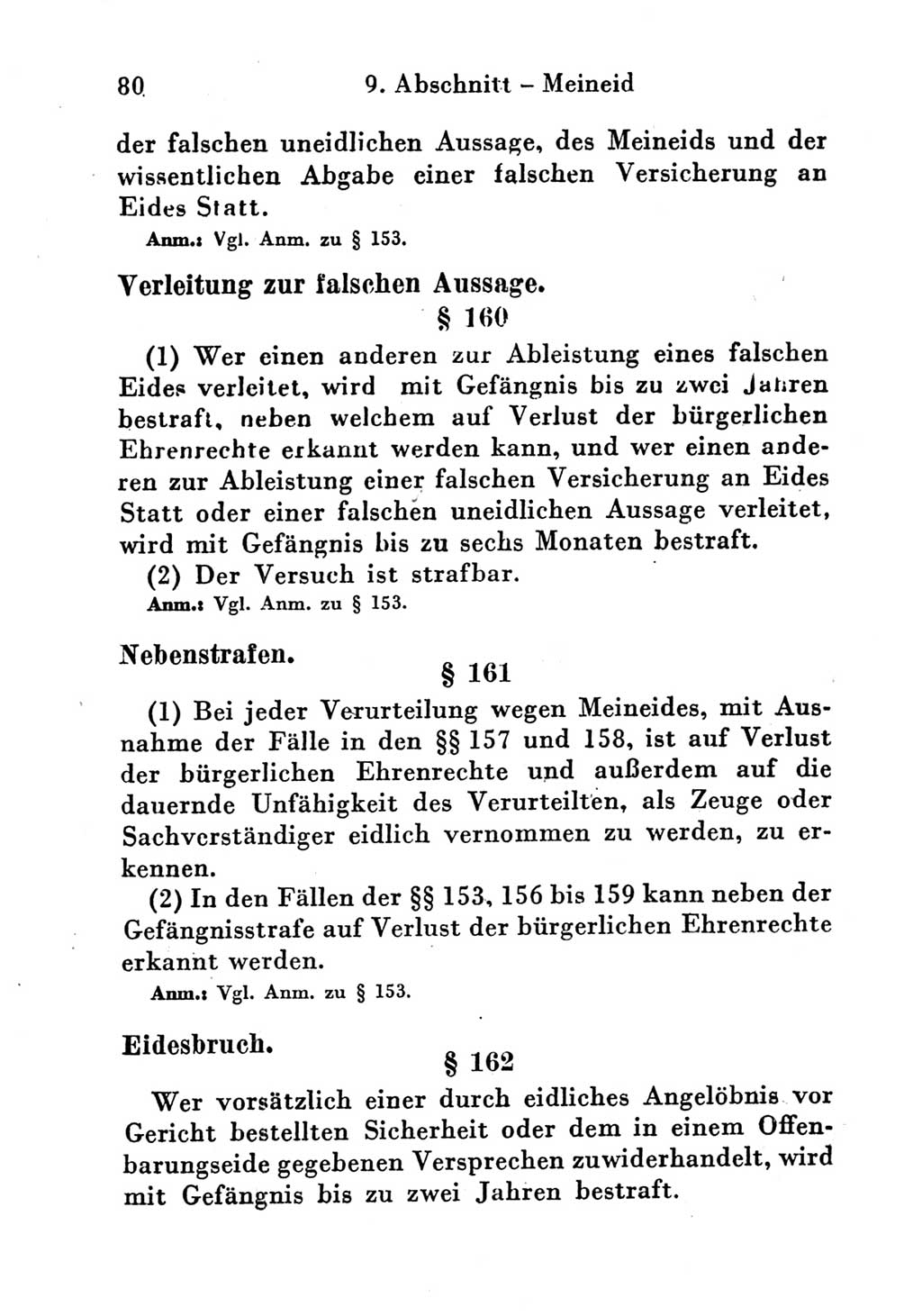 Strafgesetzbuch (StGB) und andere Strafgesetze [Deutsche Demokratische Republik (DDR)] 1951, Seite 80 (StGB Strafges. DDR 1951, S. 80)