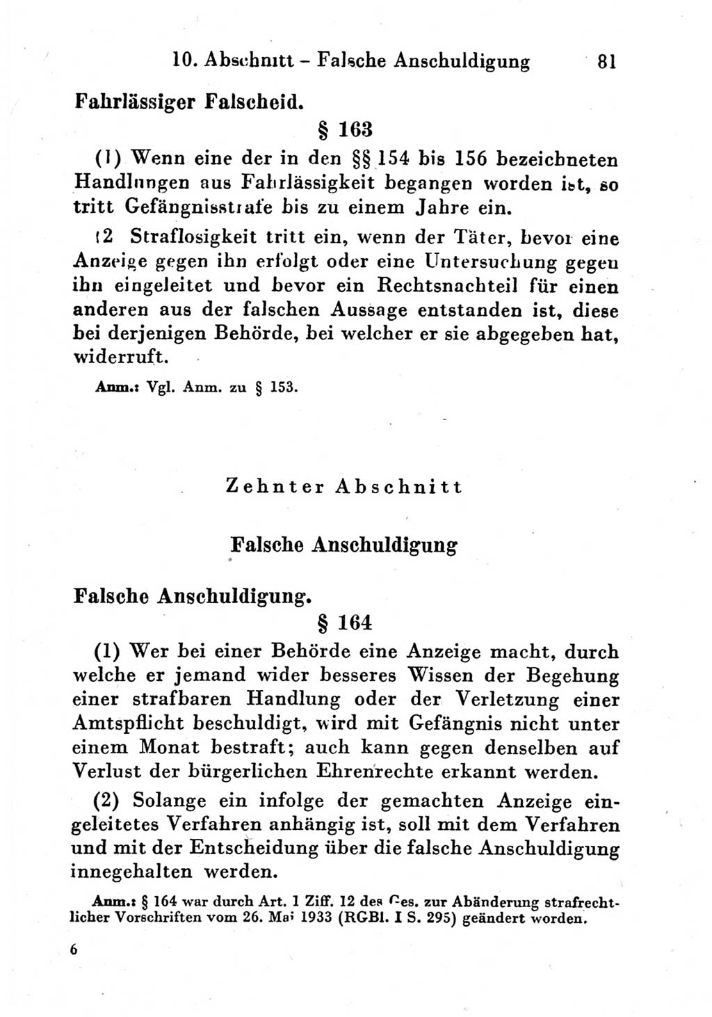 Strafgesetzbuch (StGB) und andere Strafgesetze [Deutsche Demokratische Republik (DDR)] 1951, Seite 81 (StGB Strafges. DDR 1951, S. 81)