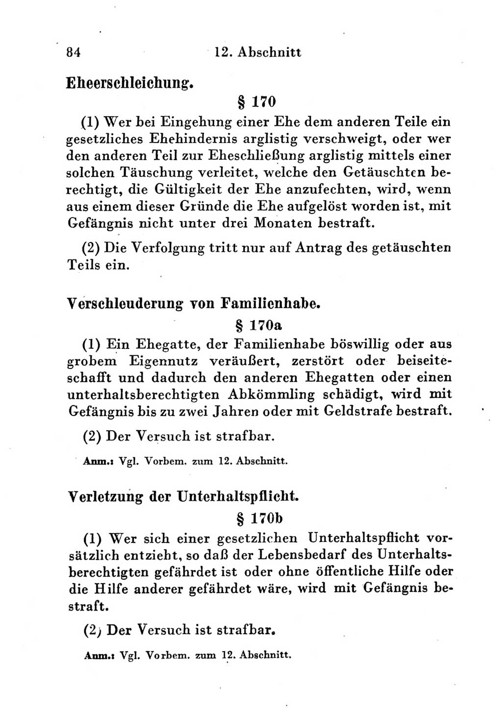 Strafgesetzbuch (StGB) und andere Strafgesetze [Deutsche Demokratische Republik (DDR)] 1951, Seite 84 (StGB Strafges. DDR 1951, S. 84)