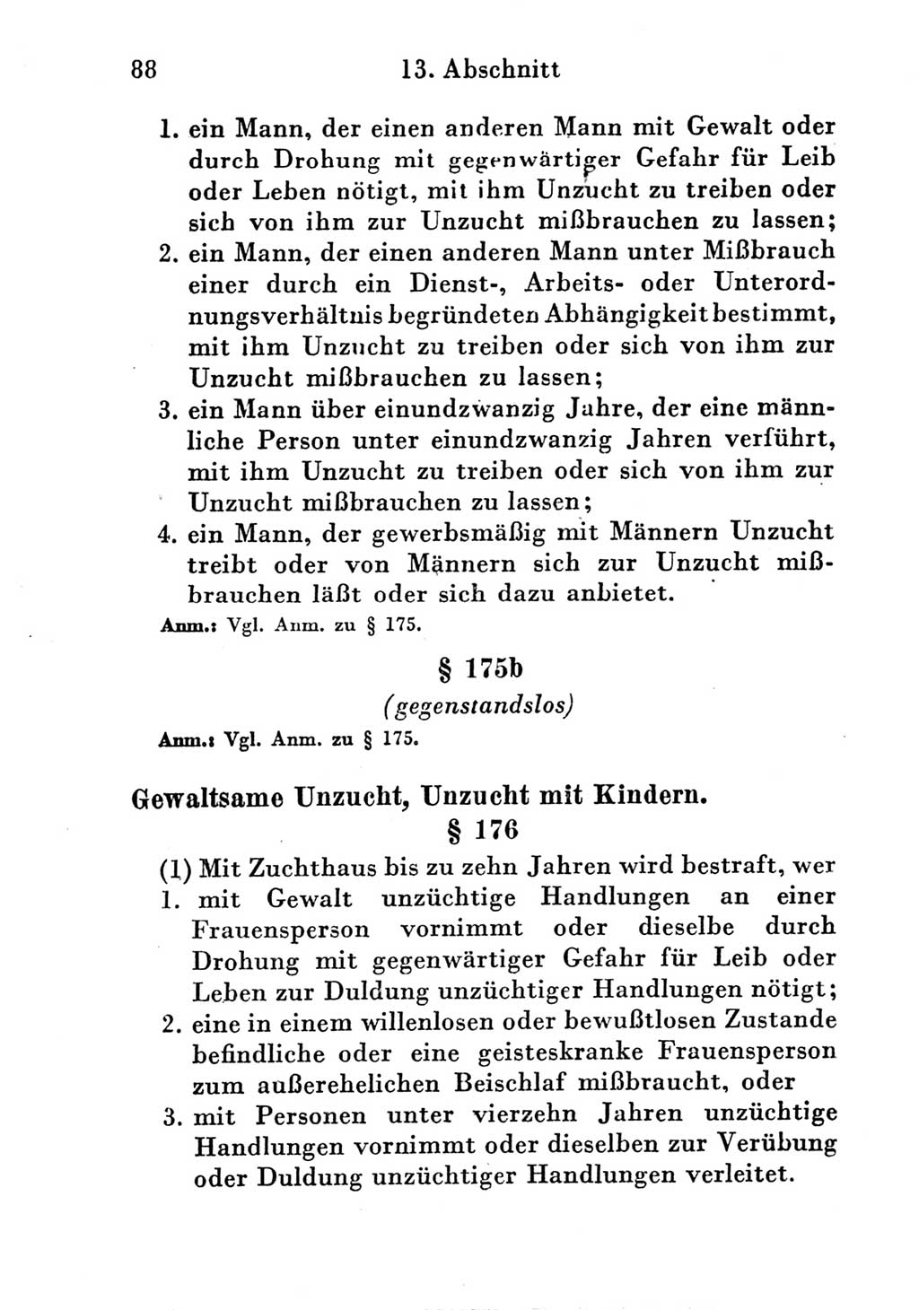 Strafgesetzbuch (StGB) und andere Strafgesetze [Deutsche Demokratische Republik (DDR)] 1951, Seite 88 (StGB Strafges. DDR 1951, S. 88)