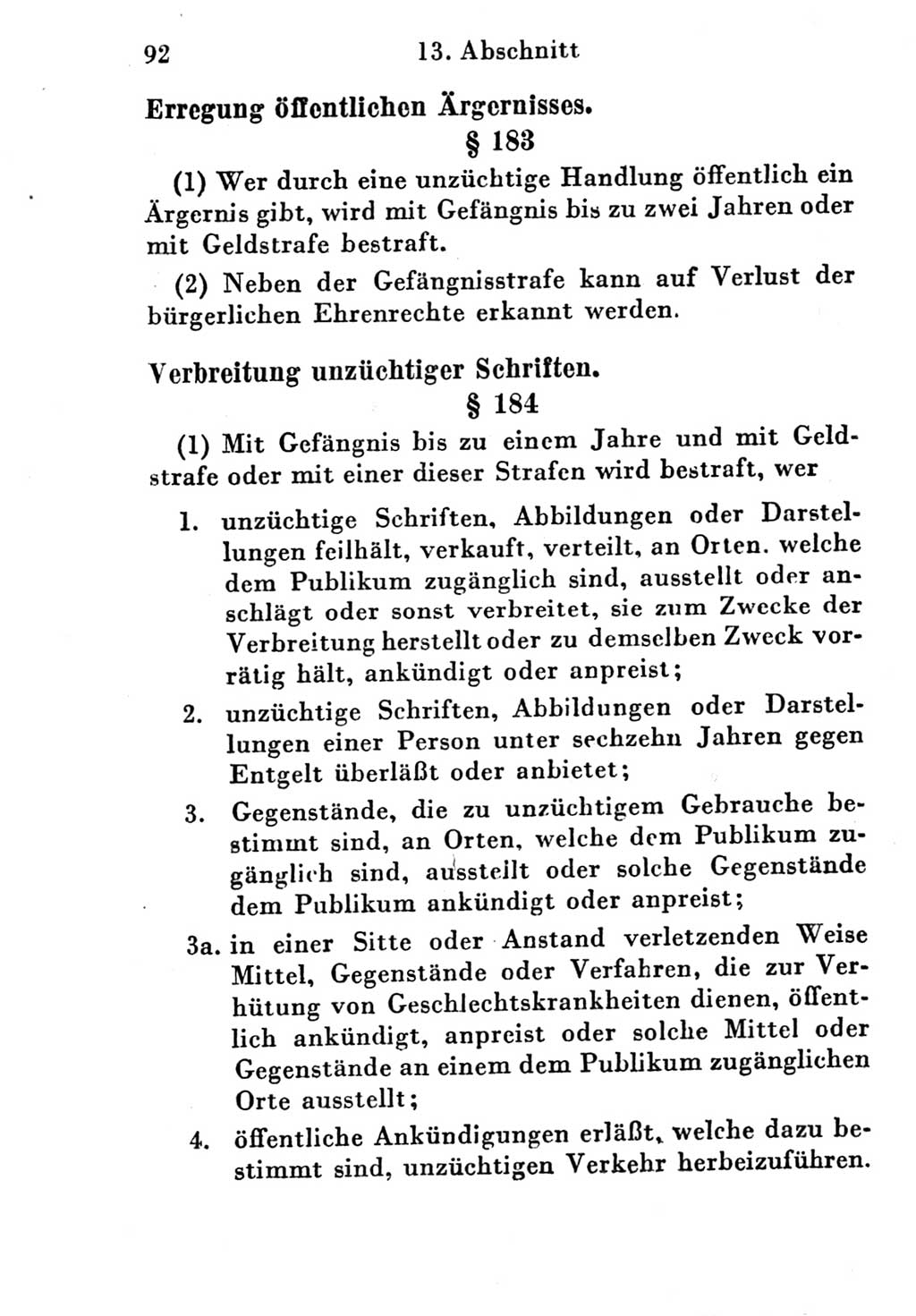 Strafgesetzbuch (StGB) und andere Strafgesetze [Deutsche Demokratische Republik (DDR)] 1951, Seite 92 (StGB Strafges. DDR 1951, S. 92)
