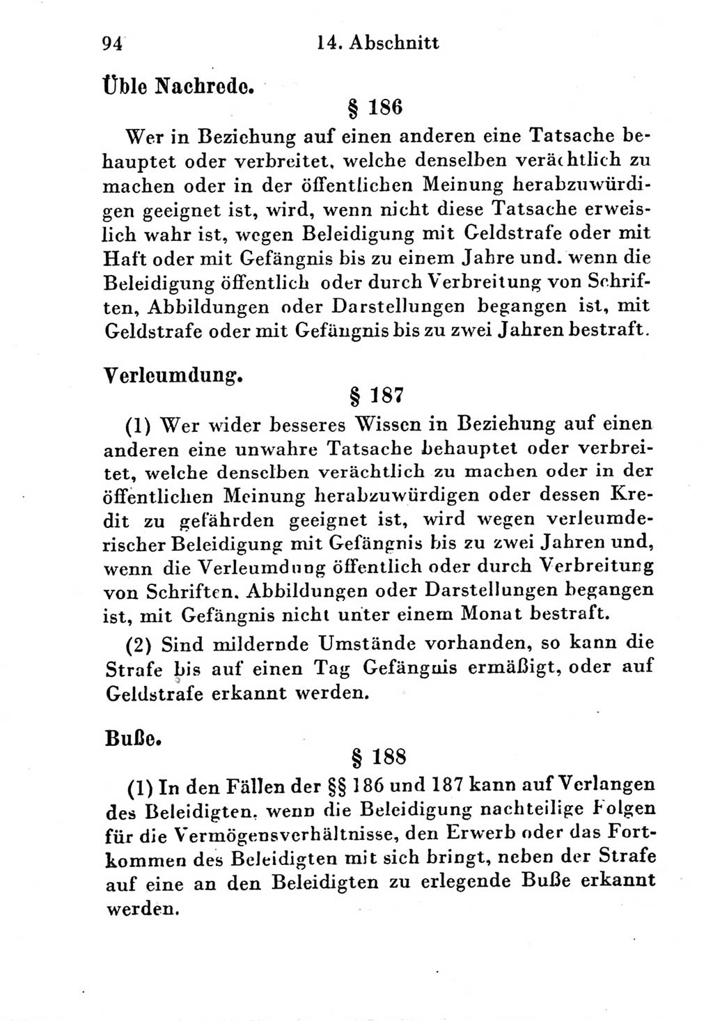 Strafgesetzbuch (StGB) und andere Strafgesetze [Deutsche Demokratische Republik (DDR)] 1951, Seite 94 (StGB Strafges. DDR 1951, S. 94)