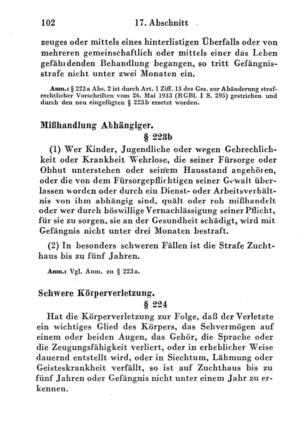 Strafgesetzbuch (StGB) und andere Strafgesetze [Deutsche Demokratische Republik (DDR)] 1951, Seite 102 (StGB Strafges. DDR 1951, S. 102)