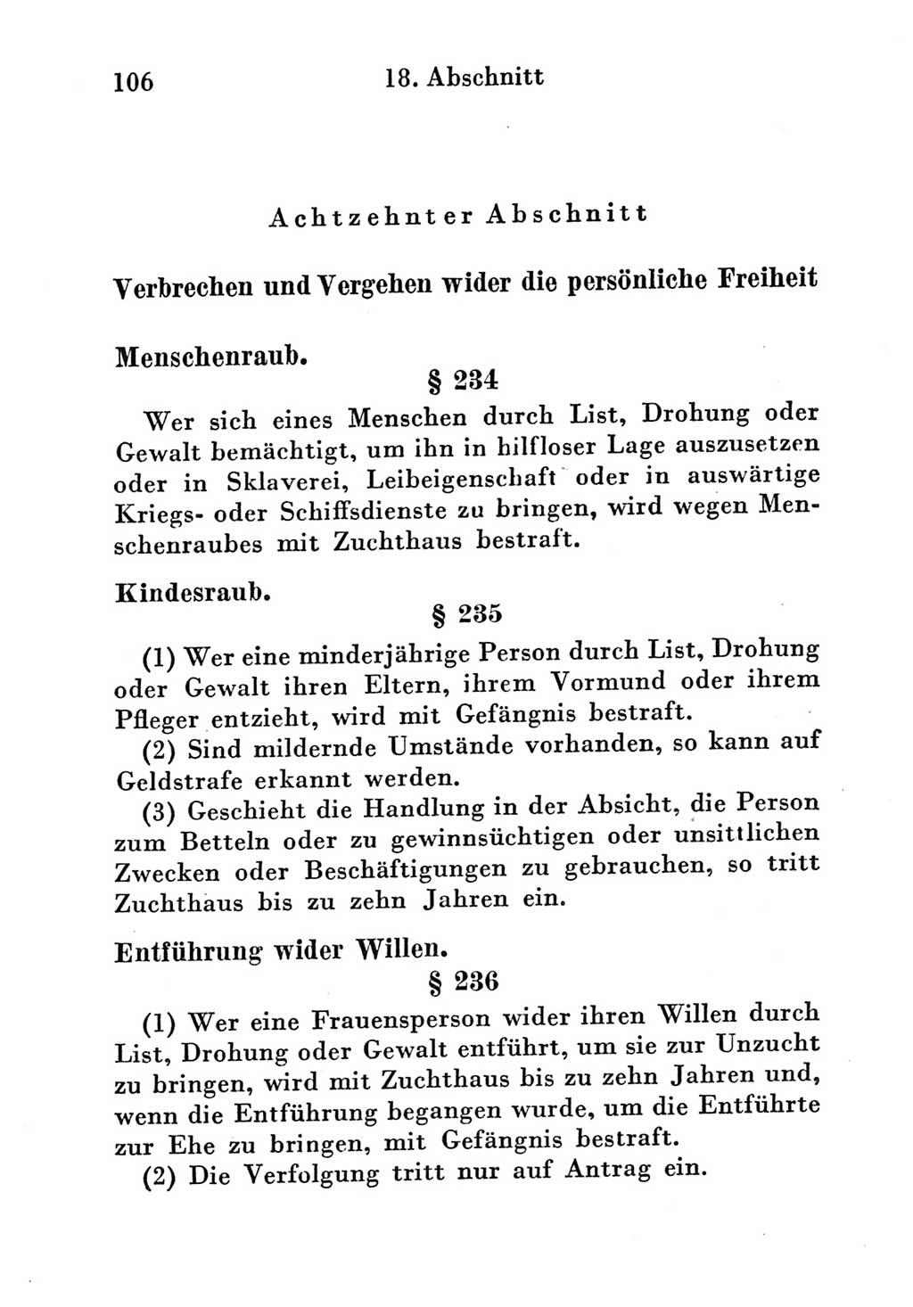 Strafgesetzbuch (StGB) und andere Strafgesetze [Deutsche Demokratische Republik (DDR)] 1951, Seite 106 (StGB Strafges. DDR 1951, S. 106)