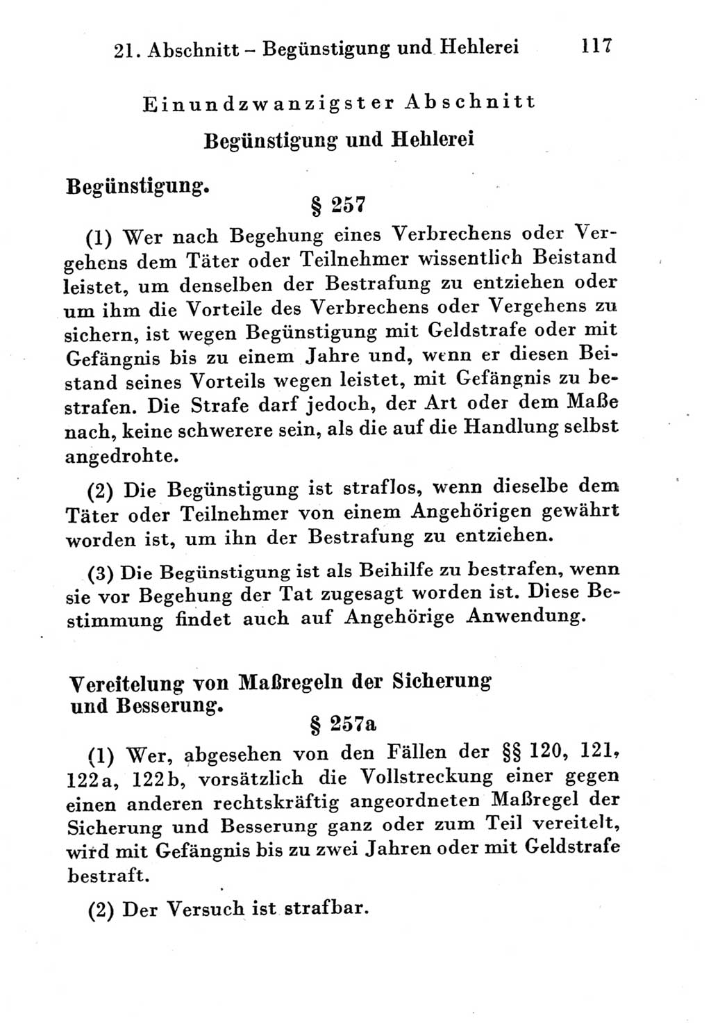 Strafgesetzbuch (StGB) und andere Strafgesetze [Deutsche Demokratische Republik (DDR)] 1951, Seite 117 (StGB Strafges. DDR 1951, S. 117)