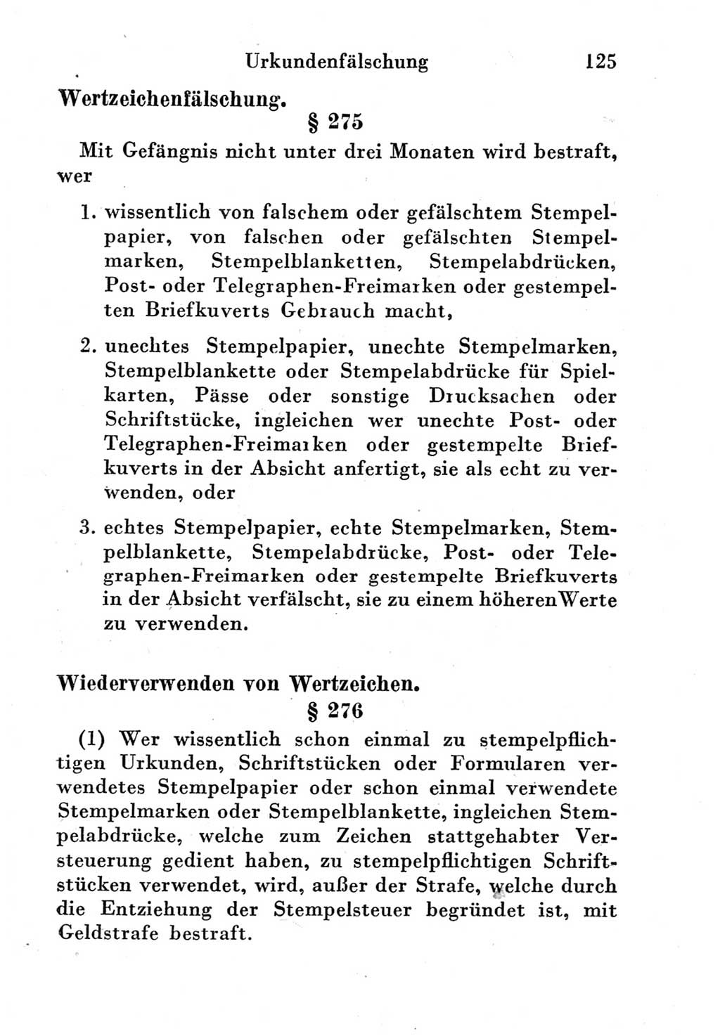 Strafgesetzbuch (StGB) und andere Strafgesetze [Deutsche Demokratische Republik (DDR)] 1951, Seite 125 (StGB Strafges. DDR 1951, S. 125)